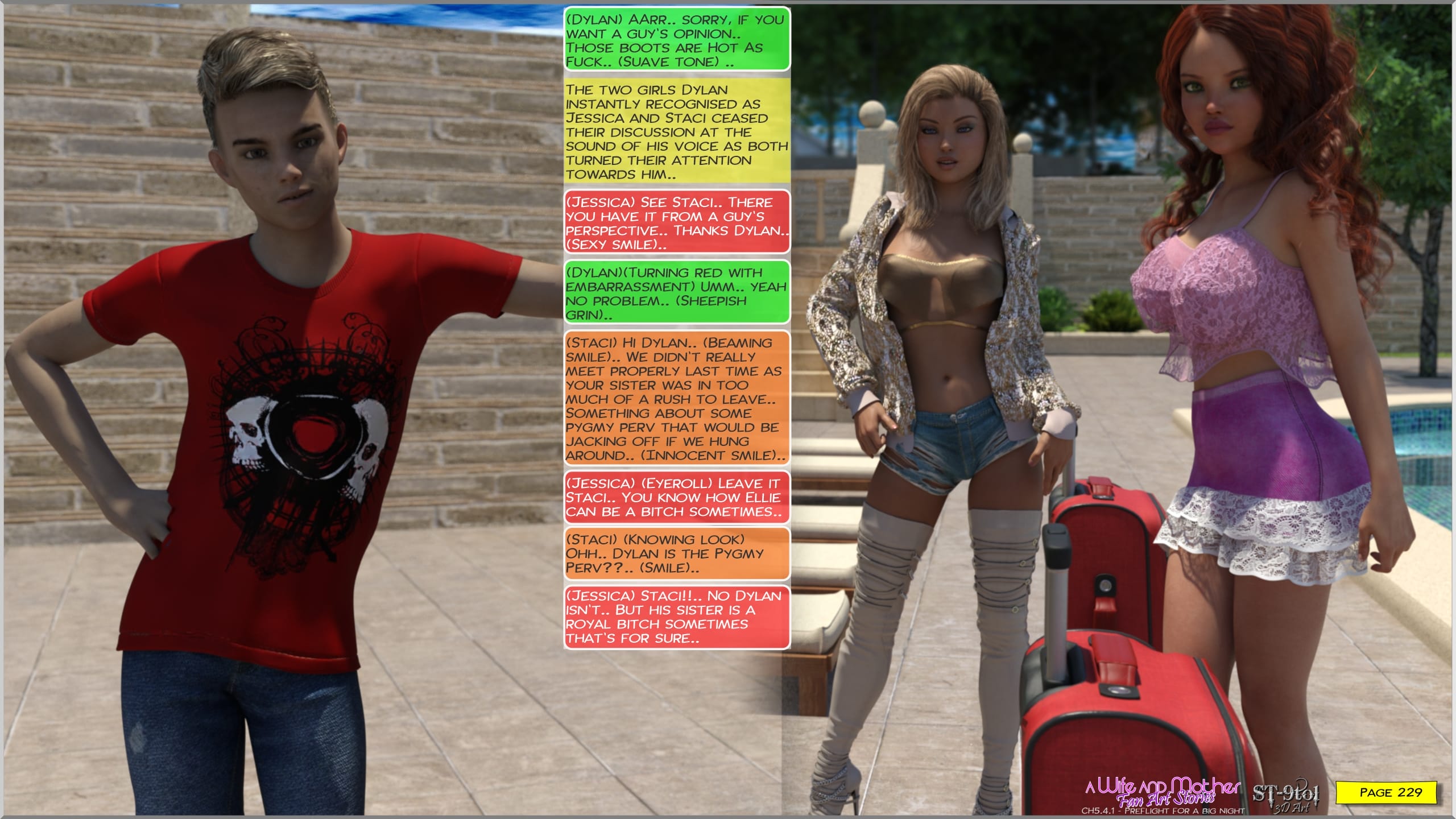 Fan Art Stories [ST-9Pol | ST9to1] 5.4.1 . Preflight For A Big Night - [ST-9Pol | ST9to1] – page 229