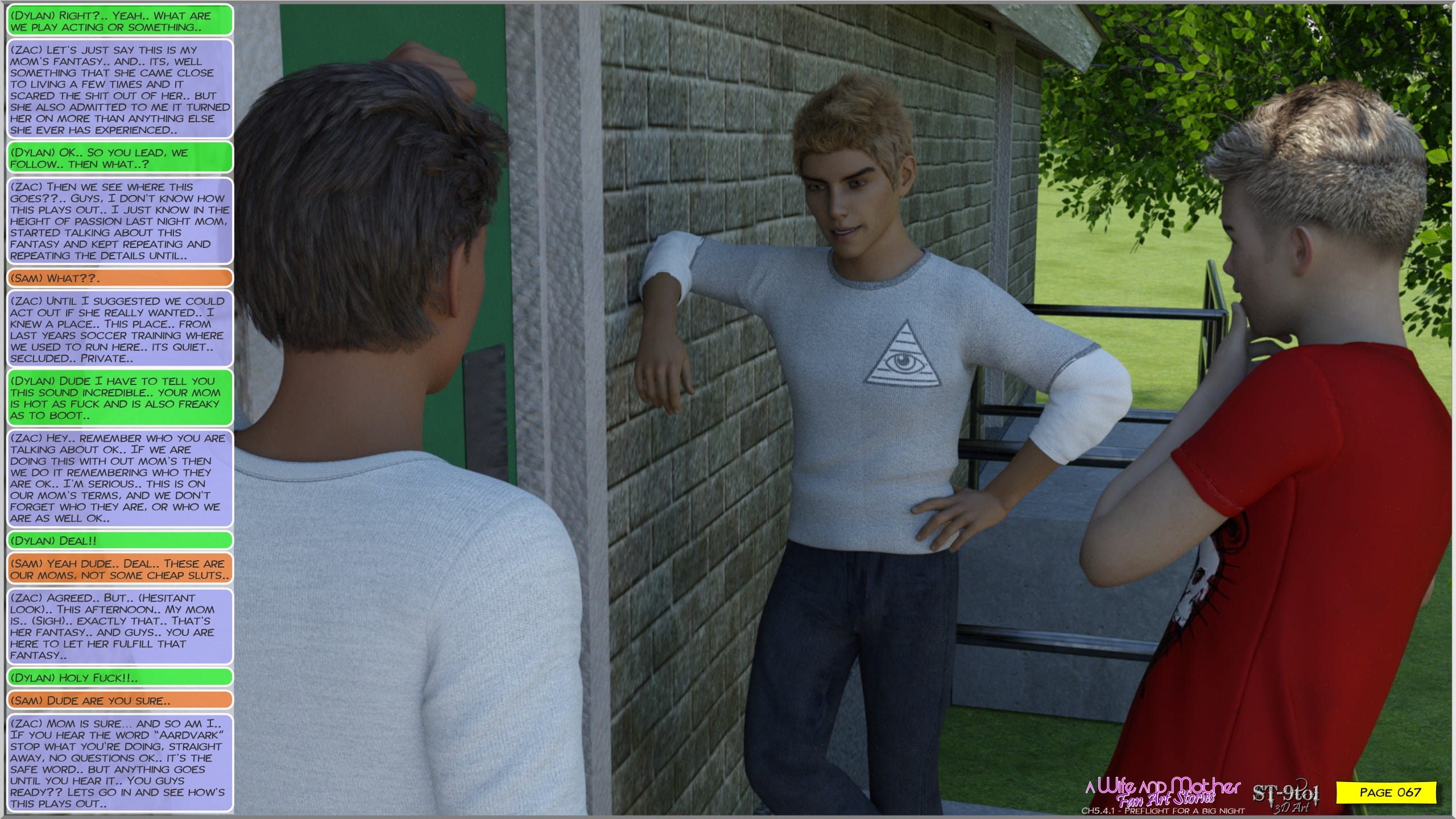 Fan Art Stories [ST-9Pol | ST9to1] 5.4.1 . Preflight For A Big Night - [ST-9Pol | ST9to1] – page 67