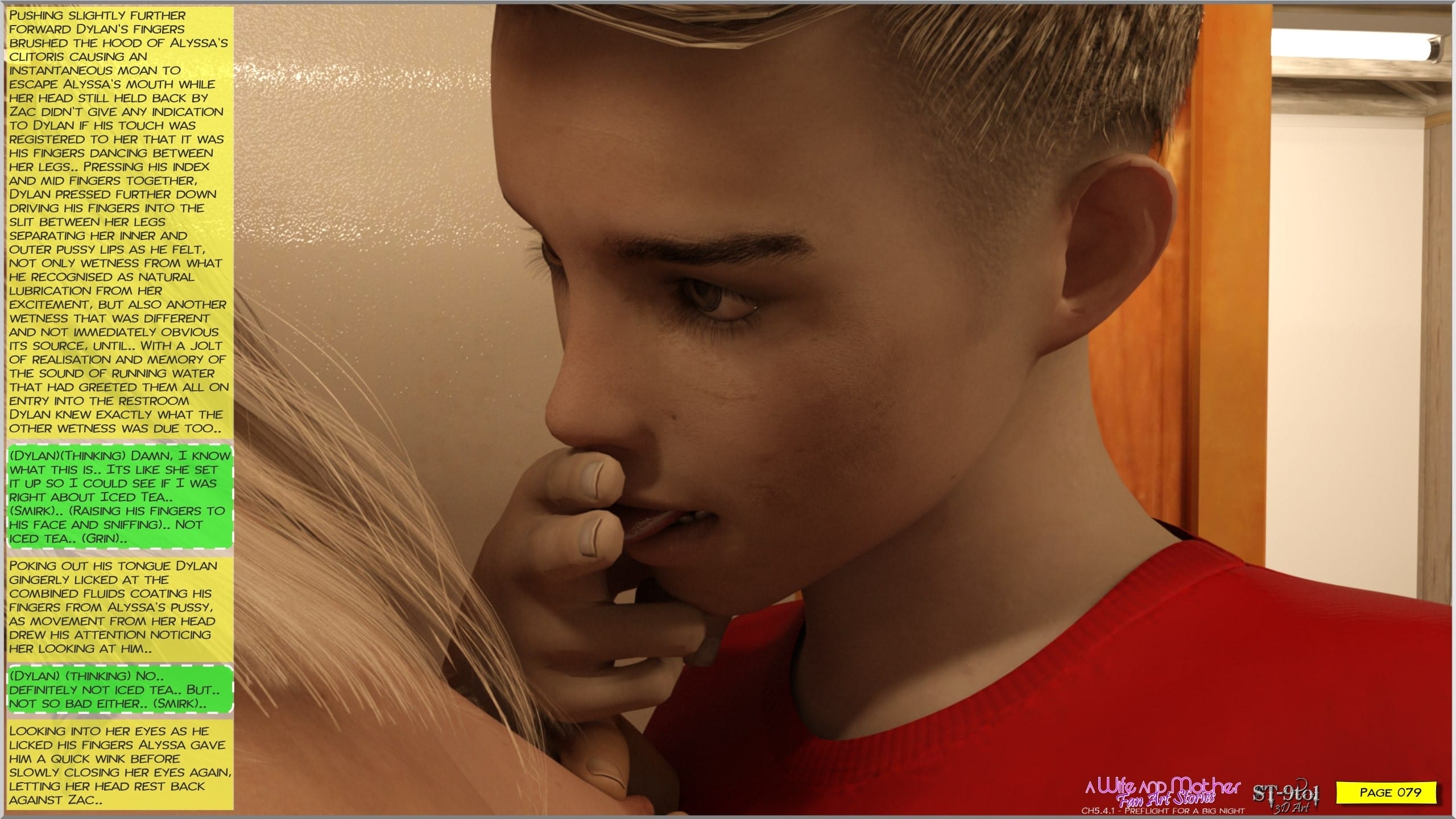 Fan Art Stories [ST-9Pol | ST9to1] 5.4.1 . Preflight For A Big Night - [ST-9Pol | ST9to1] – page 79