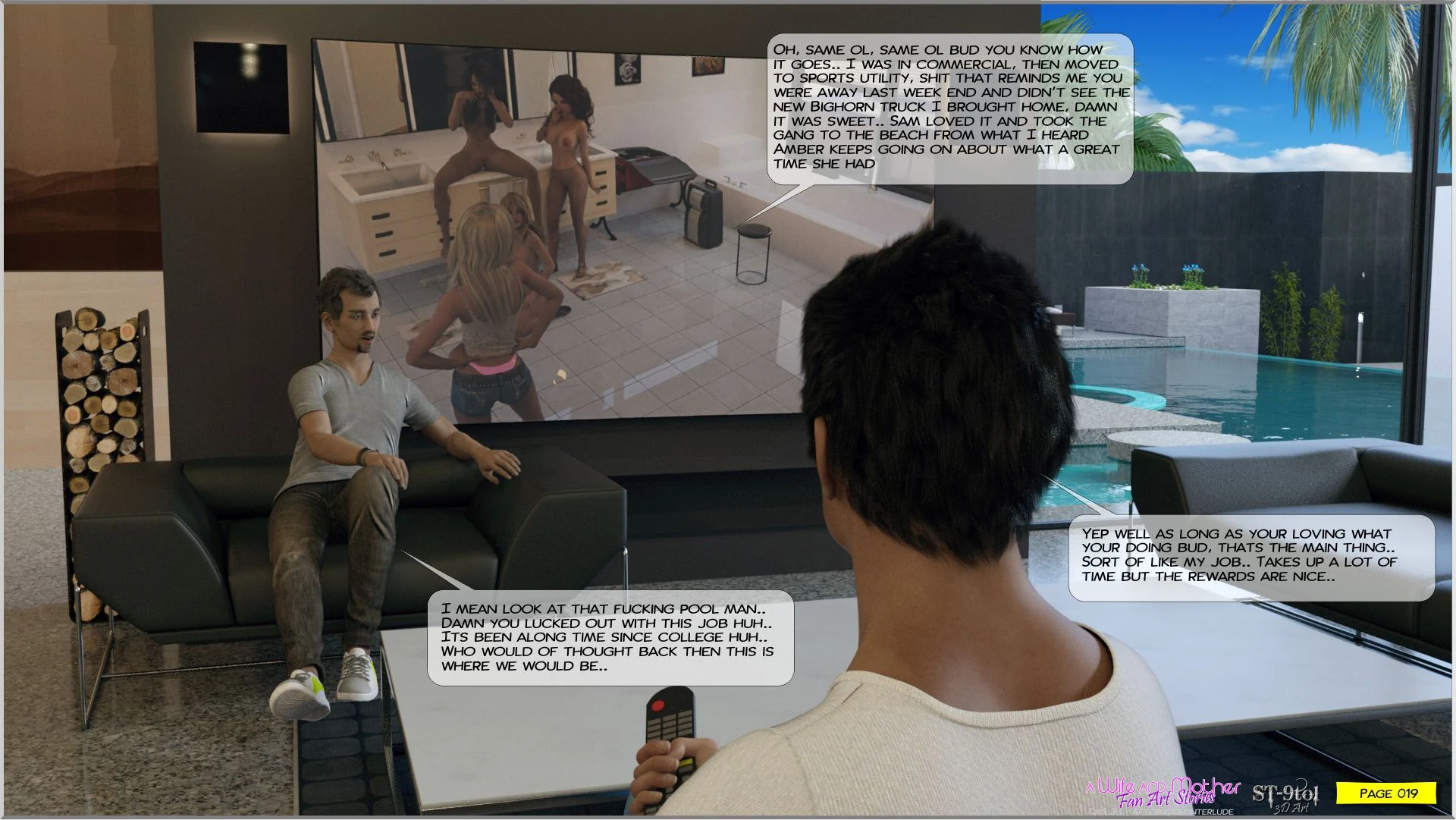 Fan Art Stories [ST-9Pol | ST9to1] 5.3.1 - Afternoon Interlude - [ST-9Pol | ST9to1] – page 19