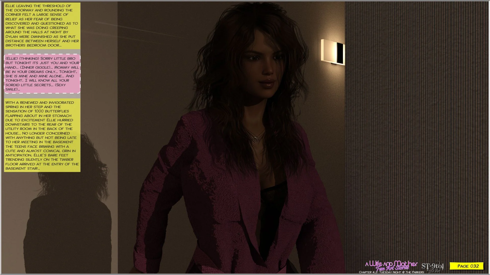 Fan Art Stories [ST-9Pol | ST9to1] 4.2 . Tuesday Night at the Parkers - [ST-9Pol] – page 32