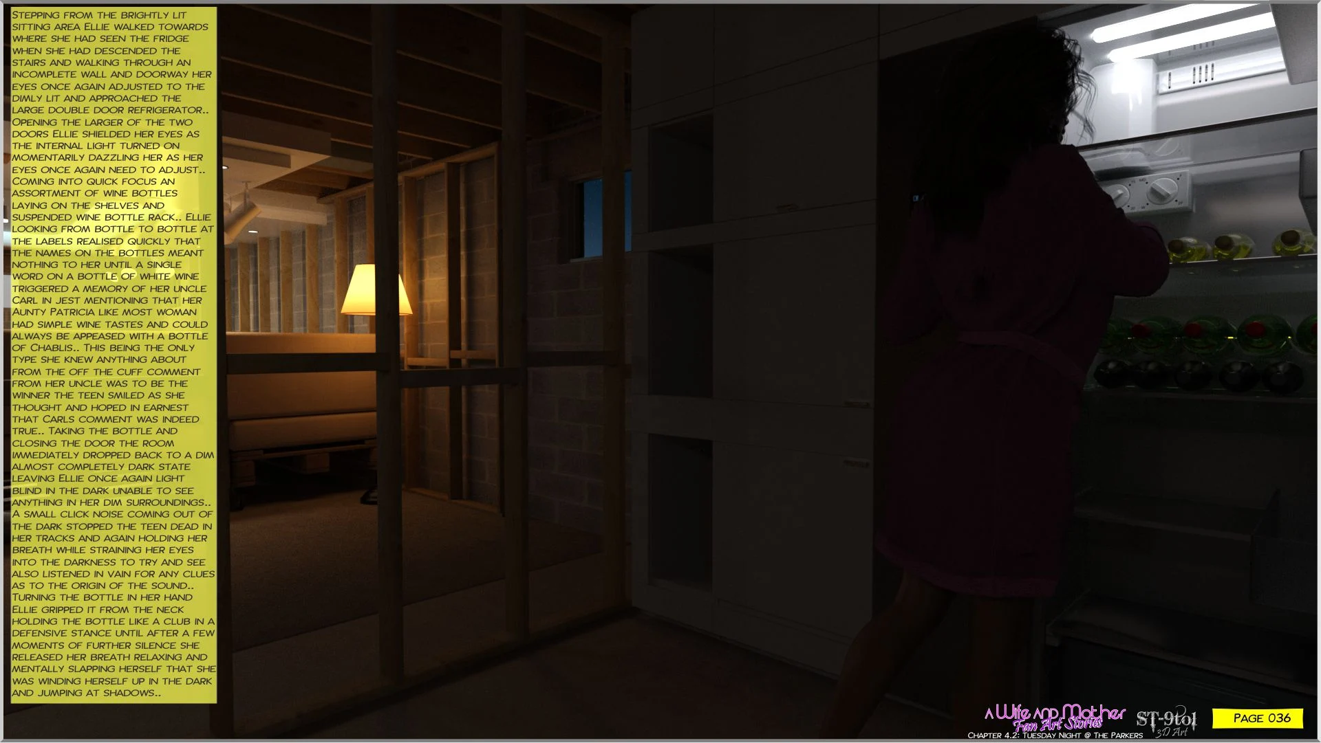 Fan Art Stories [ST-9Pol | ST9to1] 4.2 . Tuesday Night at the Parkers - [ST-9Pol] – page 36