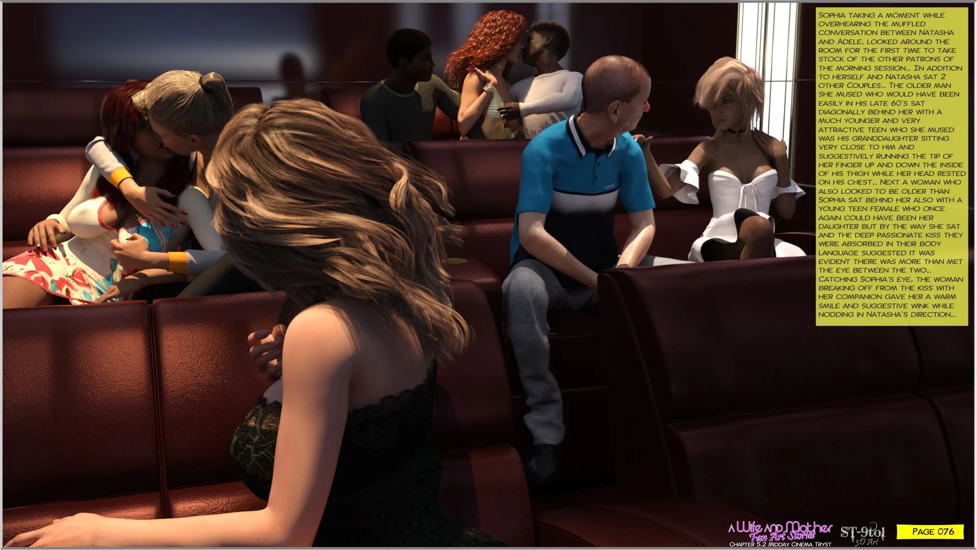 Fan Art Stories [ST-9Pol | ST9to1] 5.2 . Midday Cinema Tryst - [ST-9Pol] – page 76