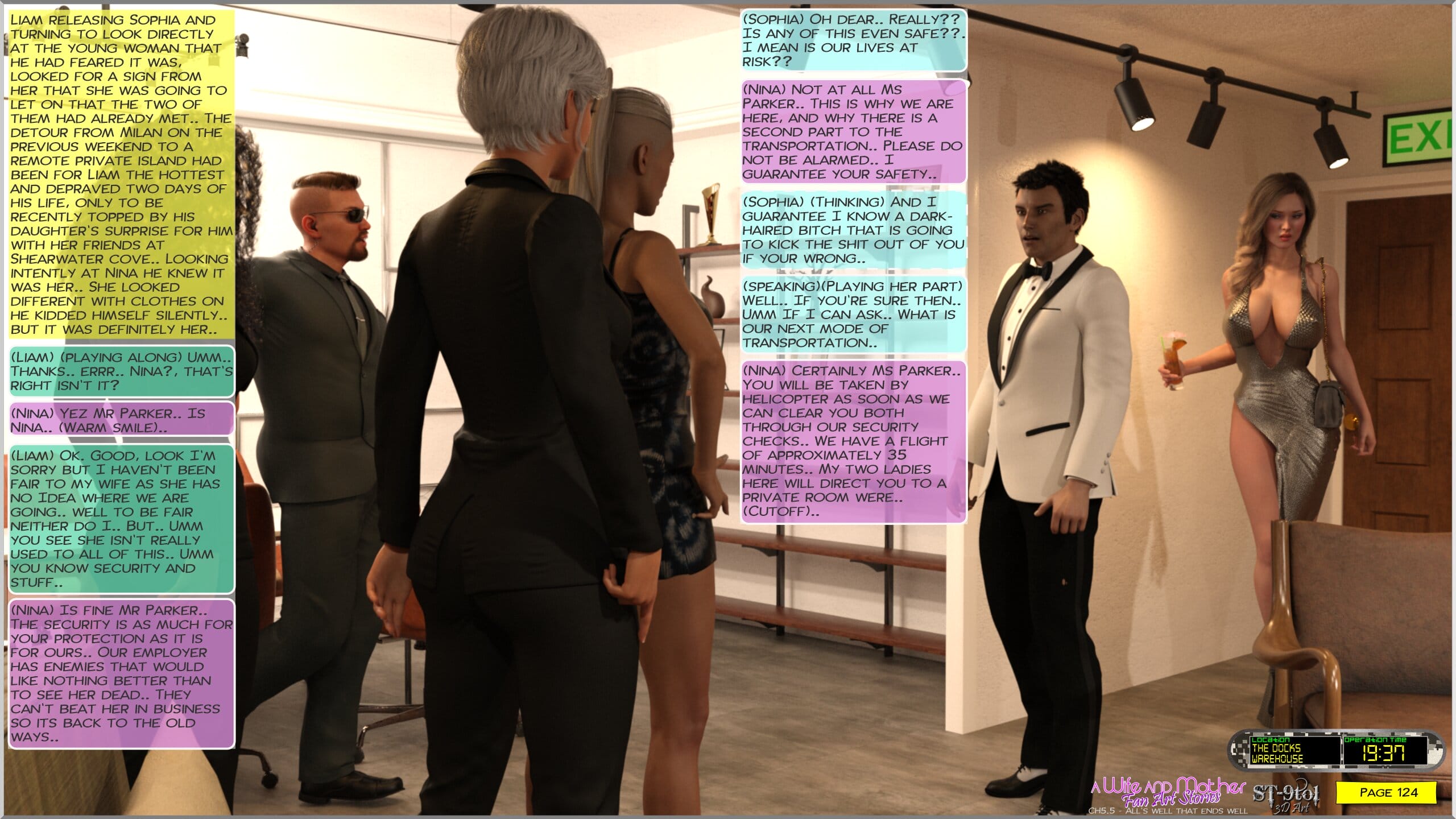 Fan Art Stories [ST-9Pol | ST9to1] 5.5 . Alls Well That Ends Well - [ST-9Pol | ST9to1] – page 124