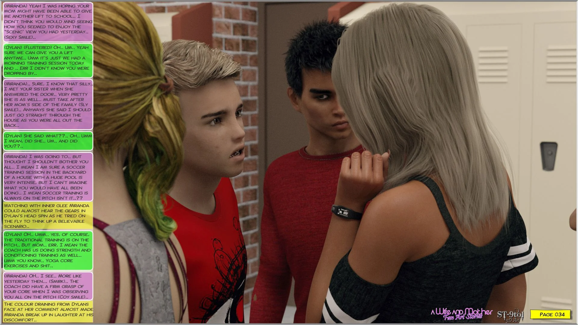 Fan Art Stories [ST-9Pol | ST9to1] 5.3 . The Spider And The Fly - [ST-9Pol | ST9to1] – page 34