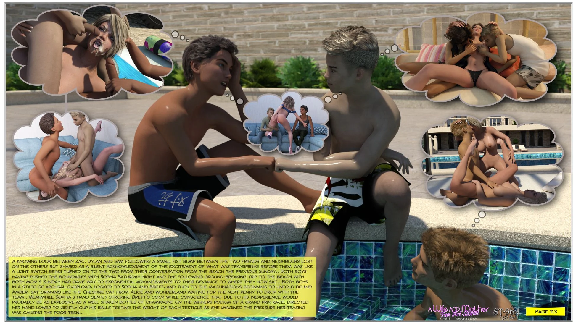 Fan Art Stories [ST-9Pol | ST9to1] 5.1 . Training Day - [ST-9Pol] – page 113