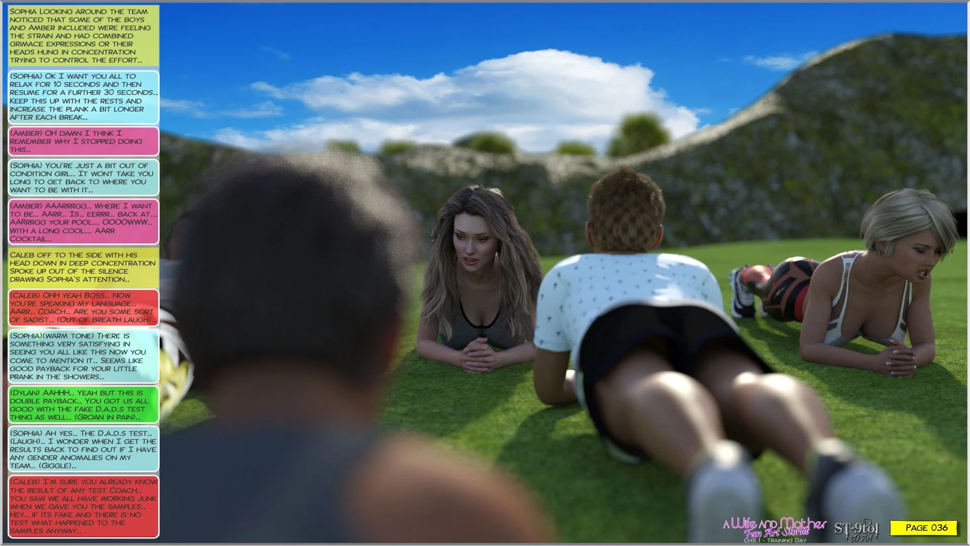 Fan Art Stories [ST-9Pol | ST9to1] 5.1 . Training Day - [ST-9Pol] – page 36