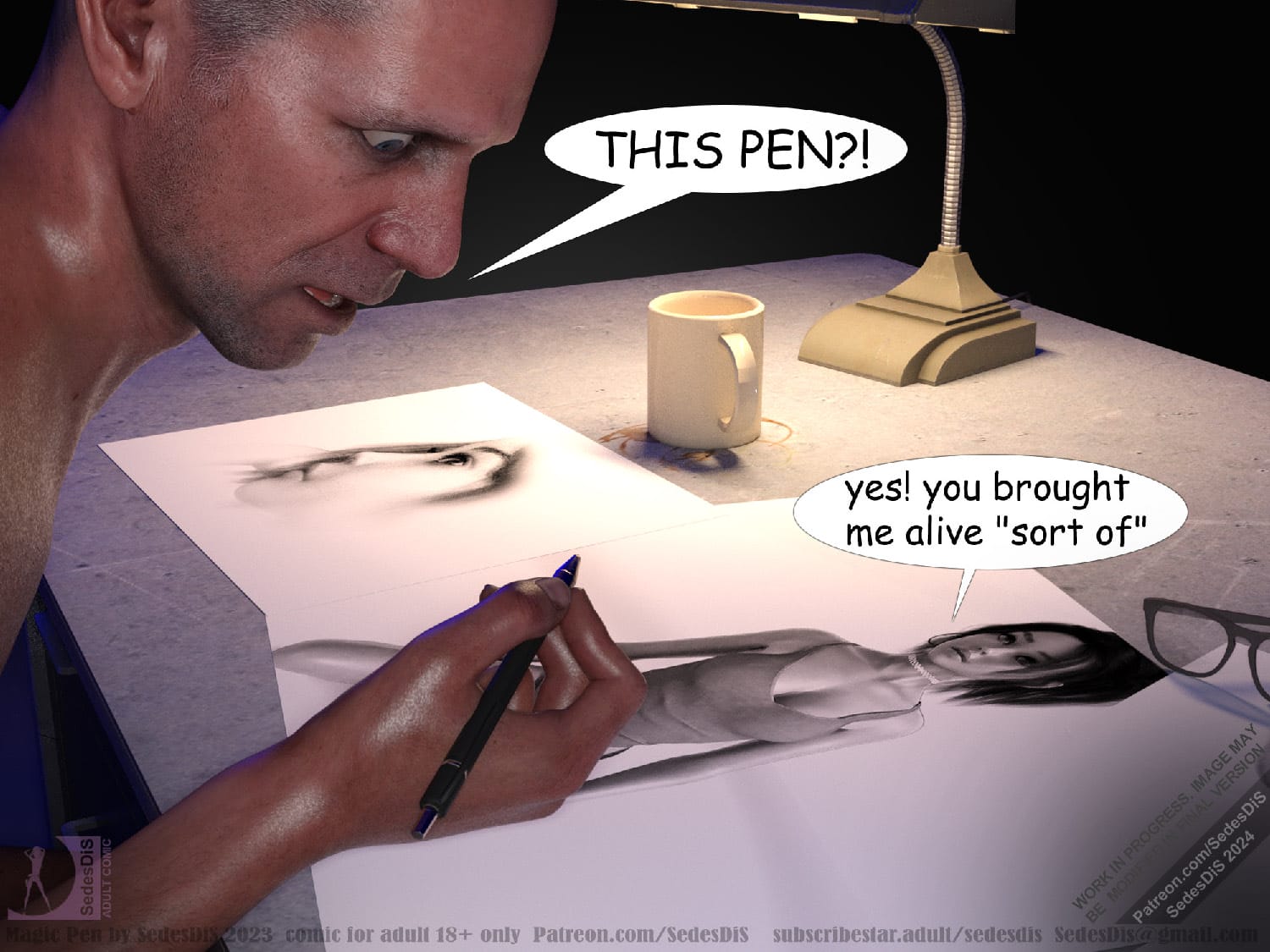 Magic Pen [SedesDiS] 1 . Magic Pen - Chapter 1 [SedesDiS] – page 20