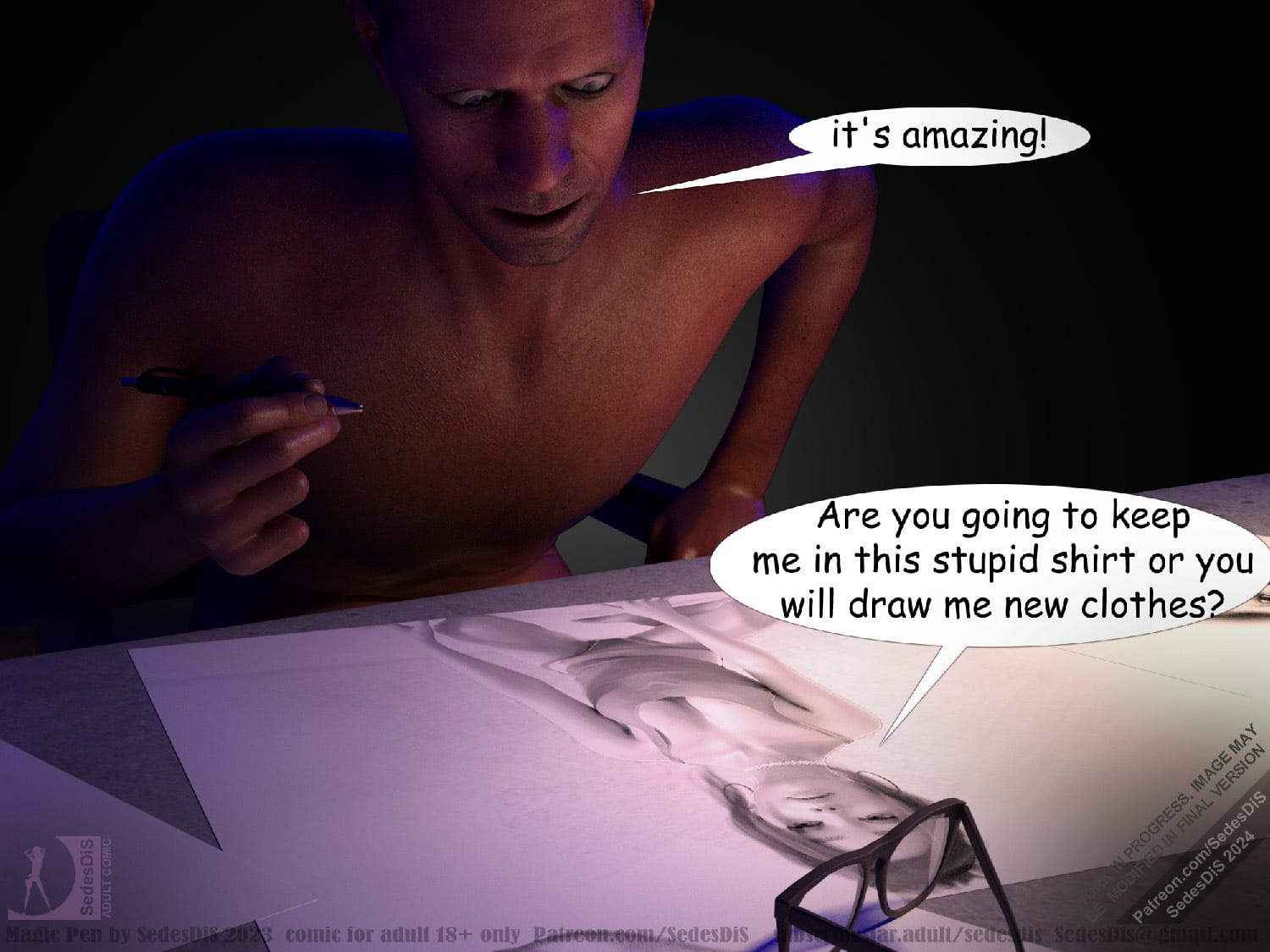 Magic Pen [SedesDiS] 1 . Magic Pen - Chapter 1 [SedesDiS] – page 21