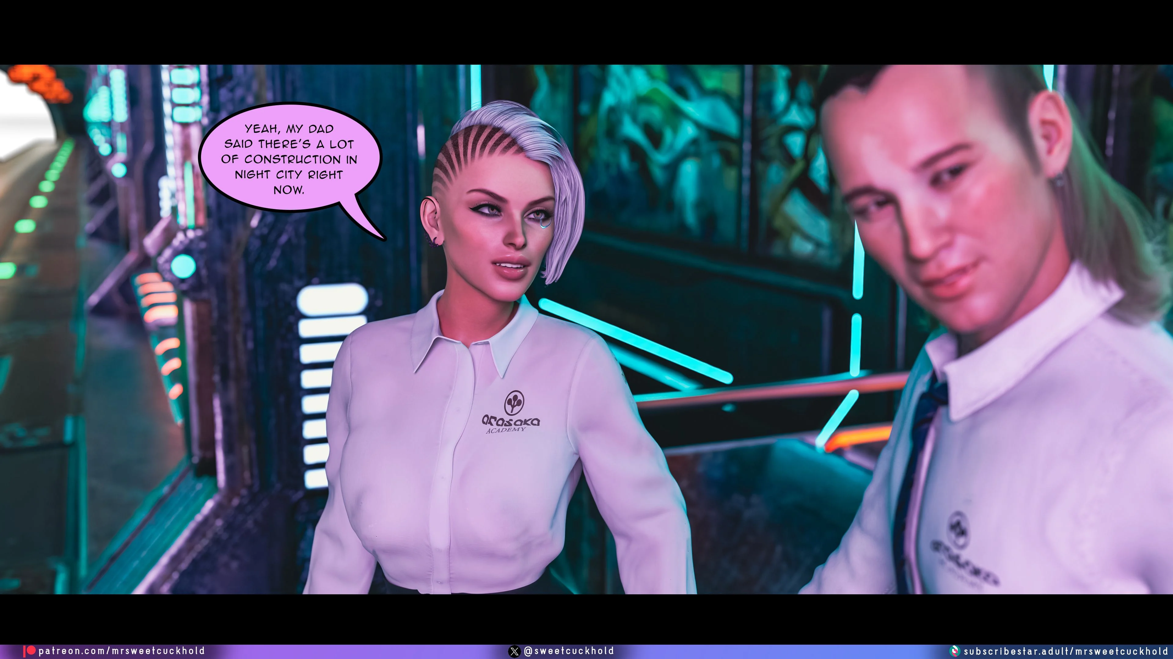 Street Corruption (Cyberpunk 2077) [Mr.SweetCuckhold] 1 . Street Corruption - Chapter 1 (Cyberpunk 2077) [Mr.SweetCuckhold] – page 10