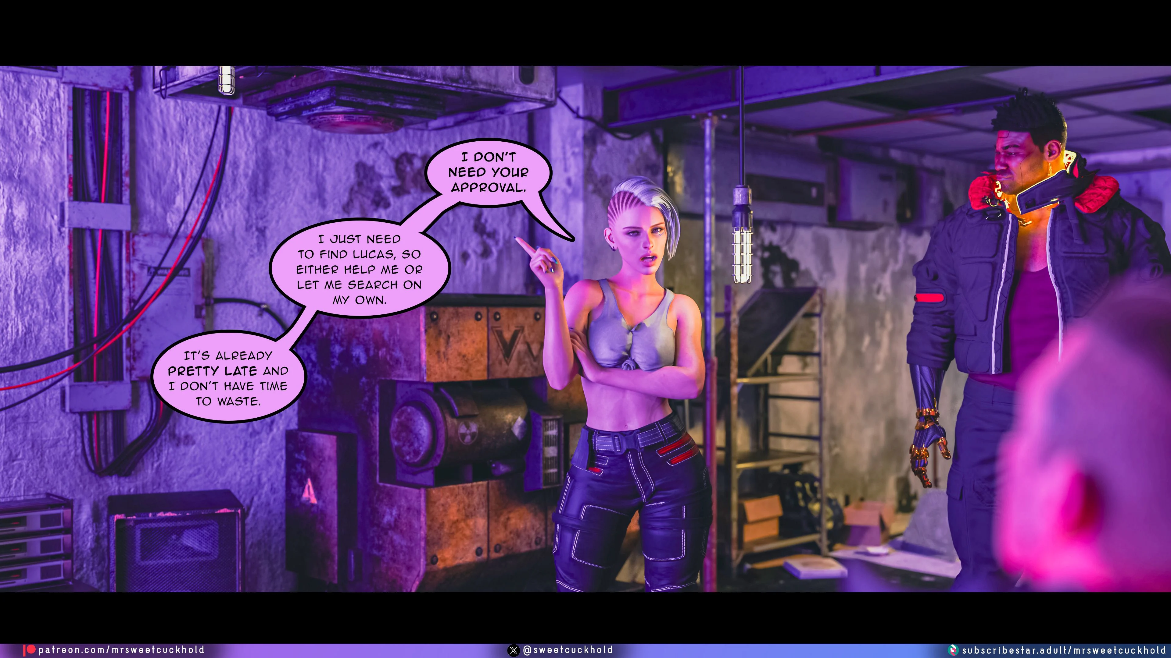 Street Corruption (Cyberpunk 2077) [Mr.SweetCuckhold] 1 . Street Corruption - Chapter 1 (Cyberpunk 2077) [Mr.SweetCuckhold] – page 100