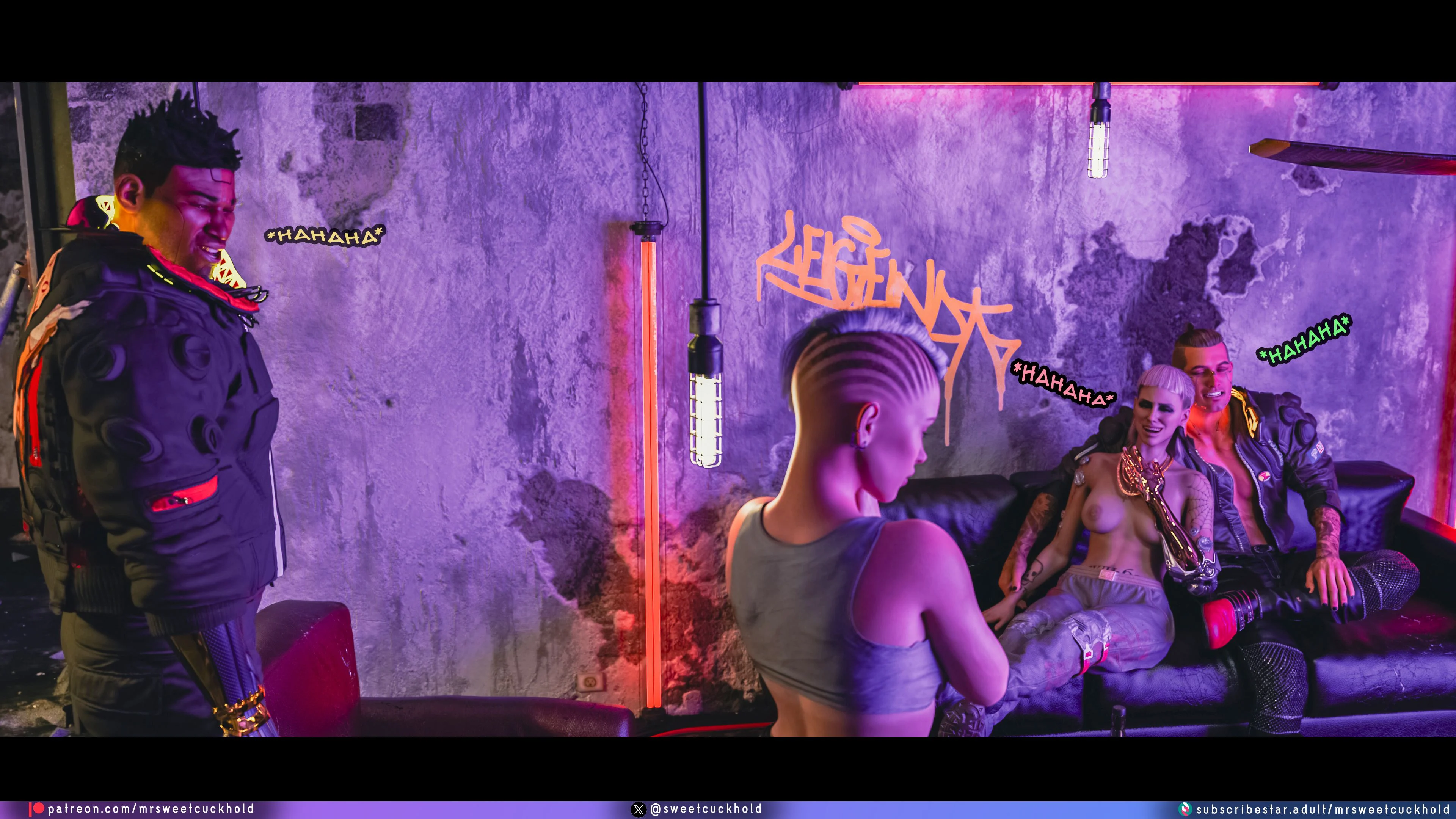 Street Corruption (Cyberpunk 2077) [Mr.SweetCuckhold] 1 . Street Corruption - Chapter 1 (Cyberpunk 2077) [Mr.SweetCuckhold] – page 104