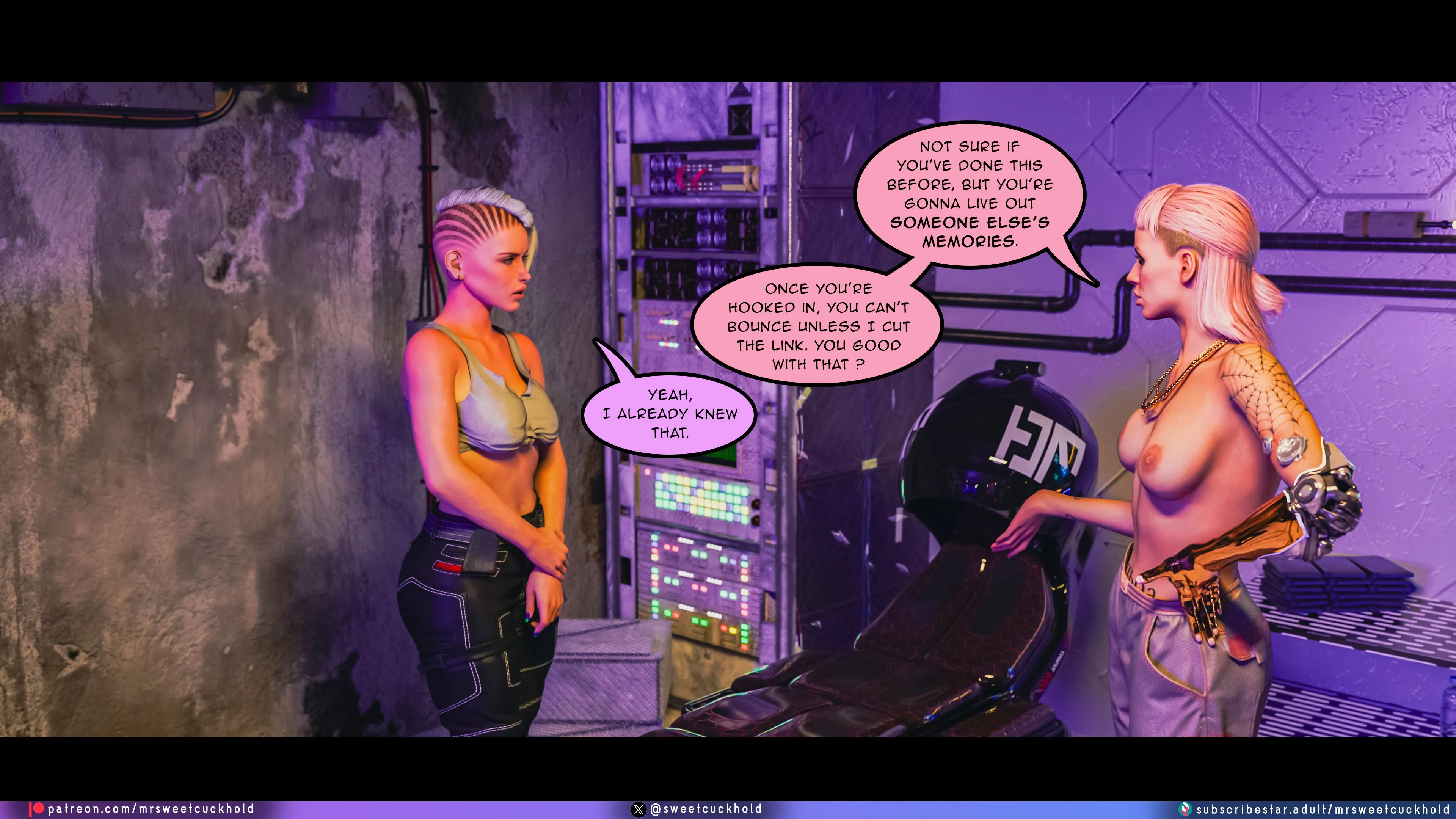 Street Corruption (Cyberpunk 2077) [Mr.SweetCuckhold] 1 . Street Corruption - Chapter 1 (Cyberpunk 2077) [Mr.SweetCuckhold] – page 113