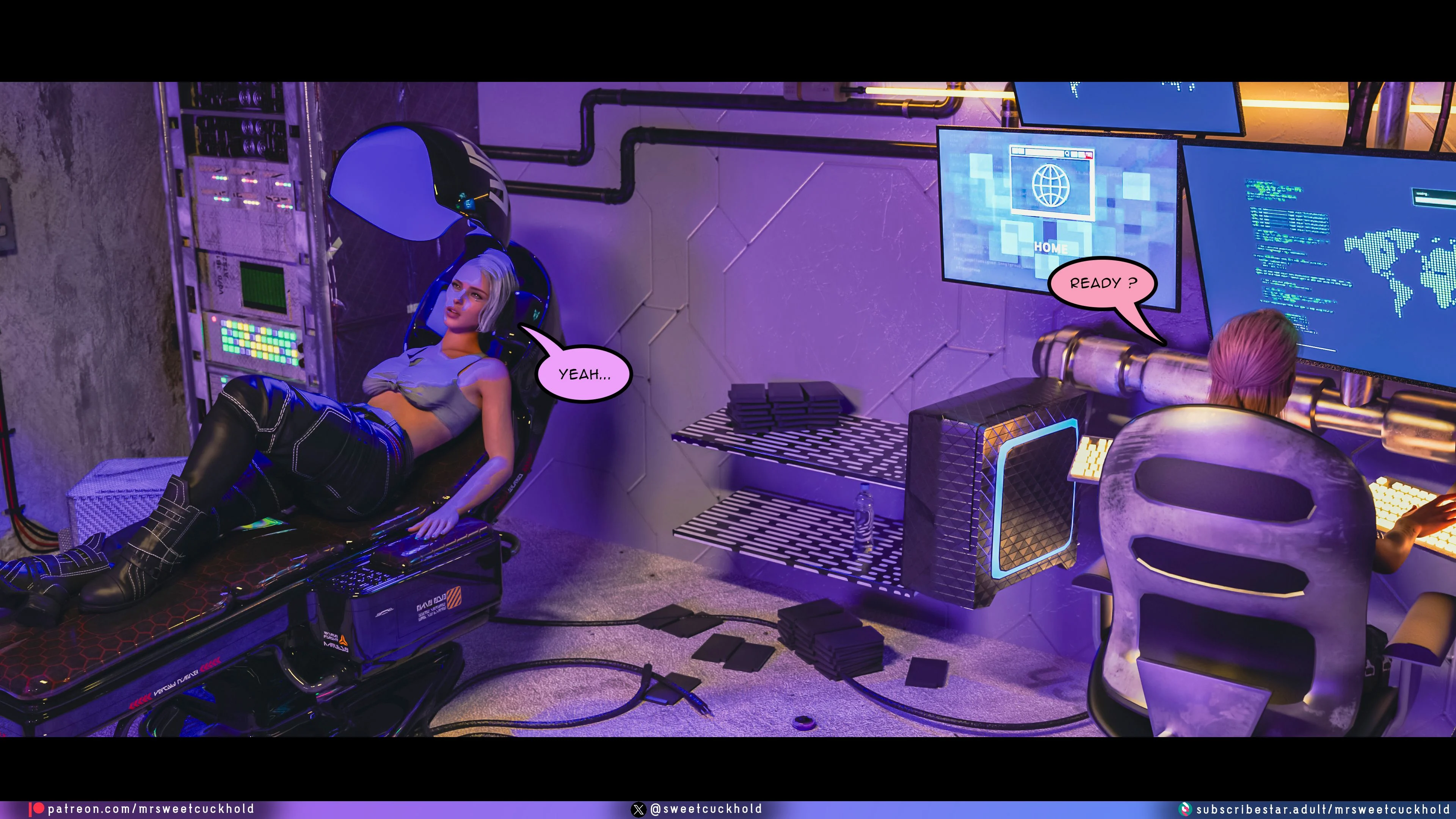 Street Corruption (Cyberpunk 2077) [Mr.SweetCuckhold] 1 . Street Corruption - Chapter 1 (Cyberpunk 2077) [Mr.SweetCuckhold] – page 115