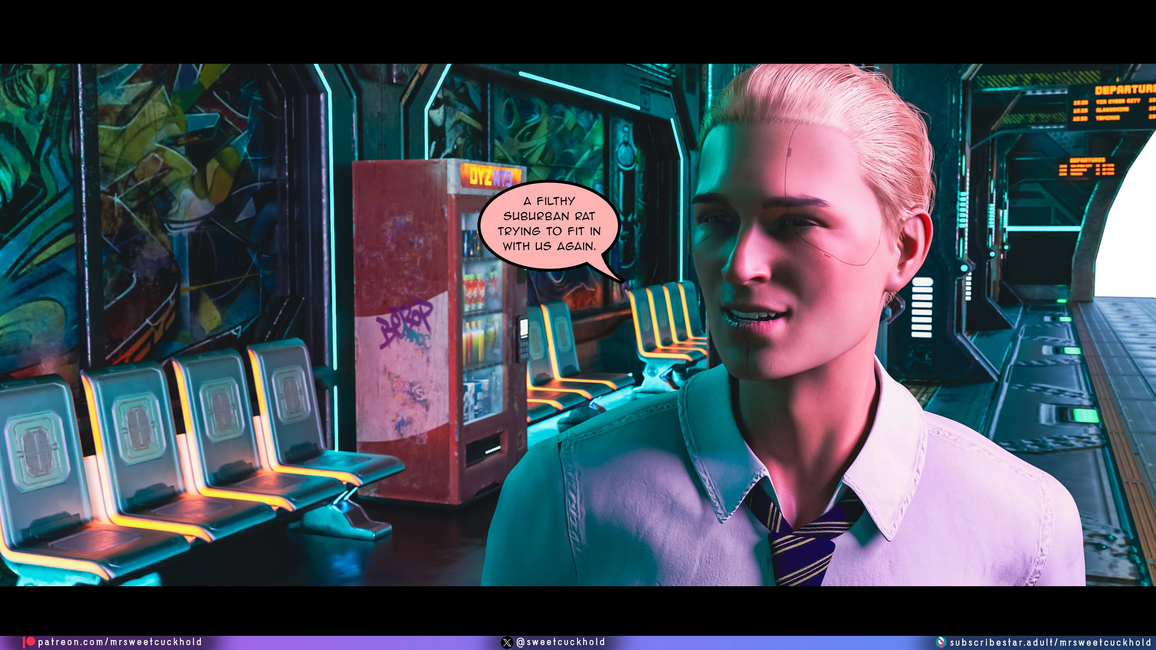 Street Corruption (Cyberpunk 2077) [Mr.SweetCuckhold] 1 . Street Corruption - Chapter 1 (Cyberpunk 2077) [Mr.SweetCuckhold] – page 12