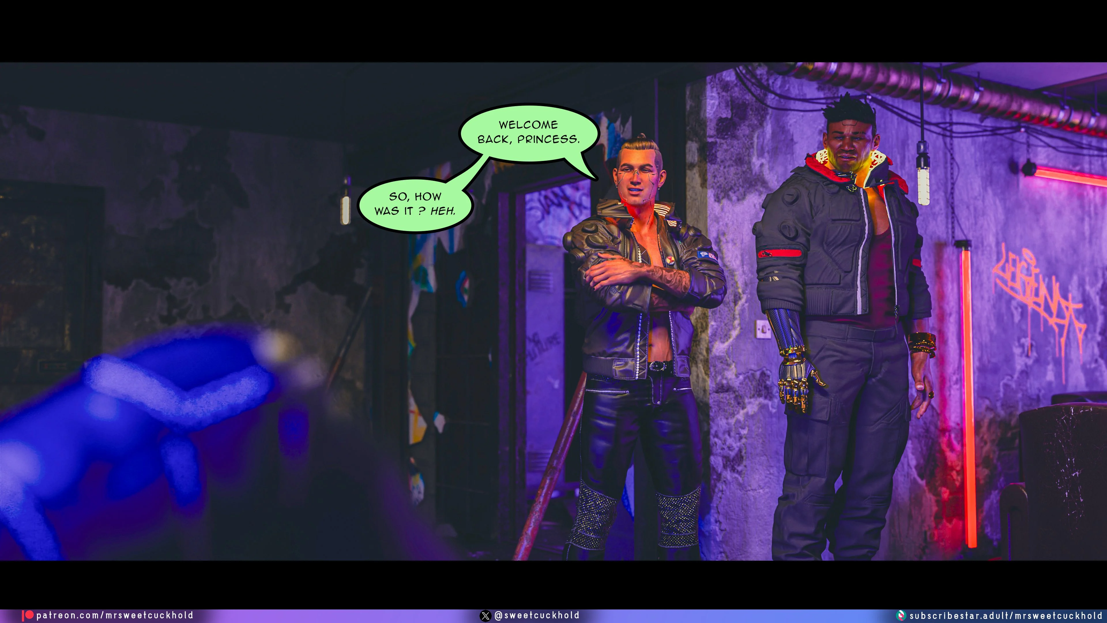 Street Corruption (Cyberpunk 2077) [Mr.SweetCuckhold] 1 . Street Corruption - Chapter 1 (Cyberpunk 2077) [Mr.SweetCuckhold] – page 172