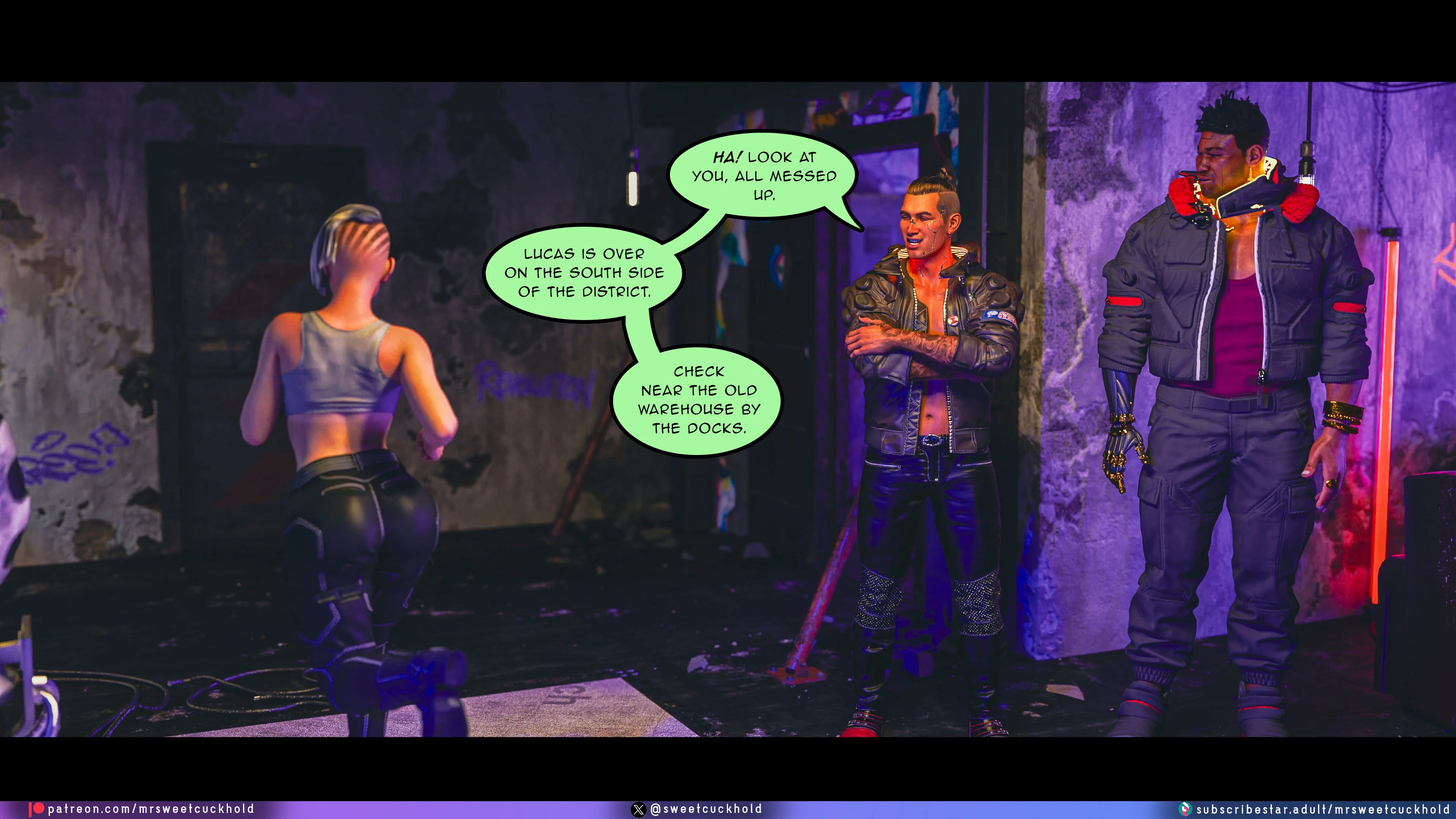 Street Corruption (Cyberpunk 2077) [Mr.SweetCuckhold] 1 . Street Corruption - Chapter 1 (Cyberpunk 2077) [Mr.SweetCuckhold] – page 176