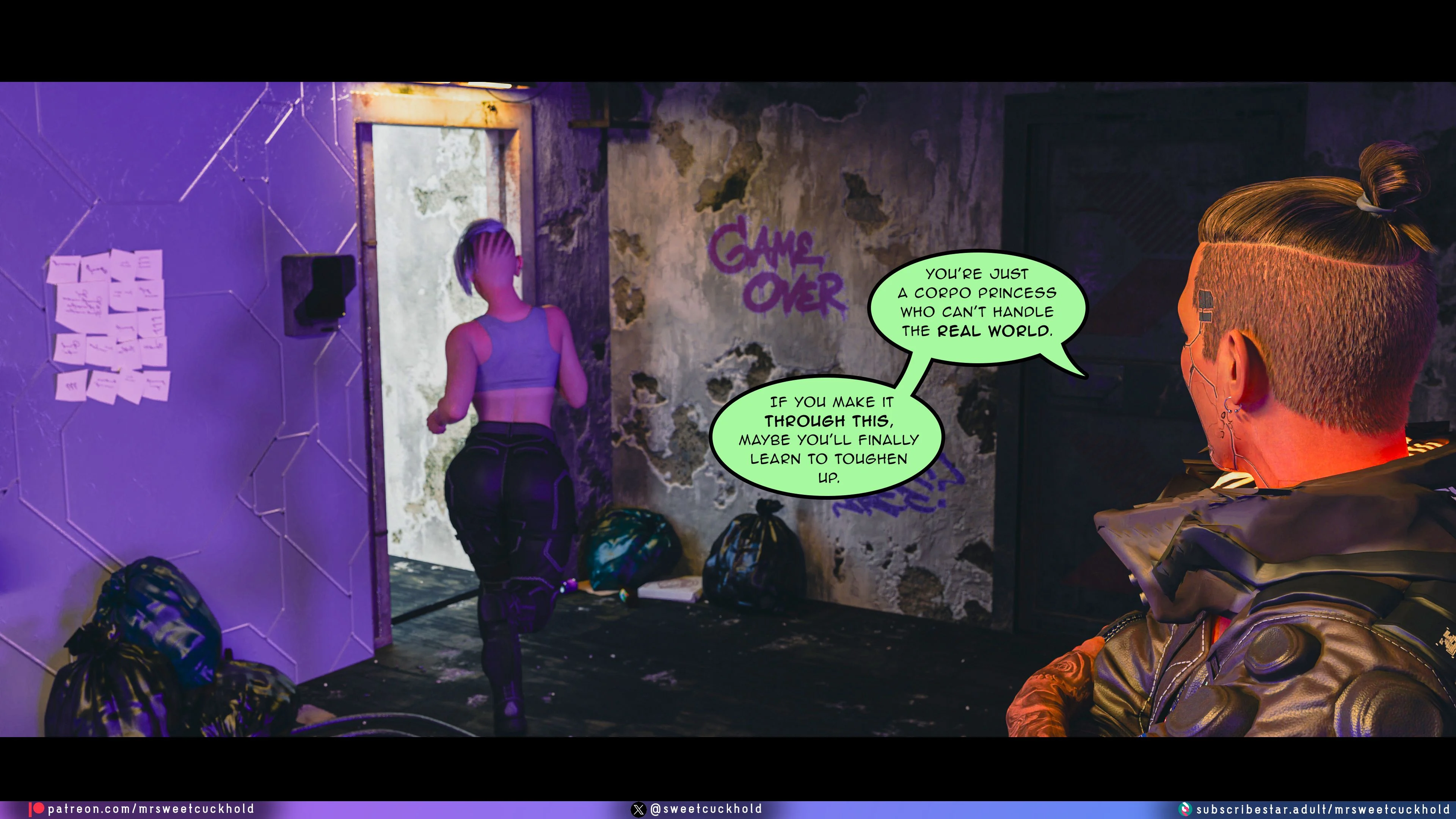 Street Corruption (Cyberpunk 2077) [Mr.SweetCuckhold] 1 . Street Corruption - Chapter 1 (Cyberpunk 2077) [Mr.SweetCuckhold] – page 177