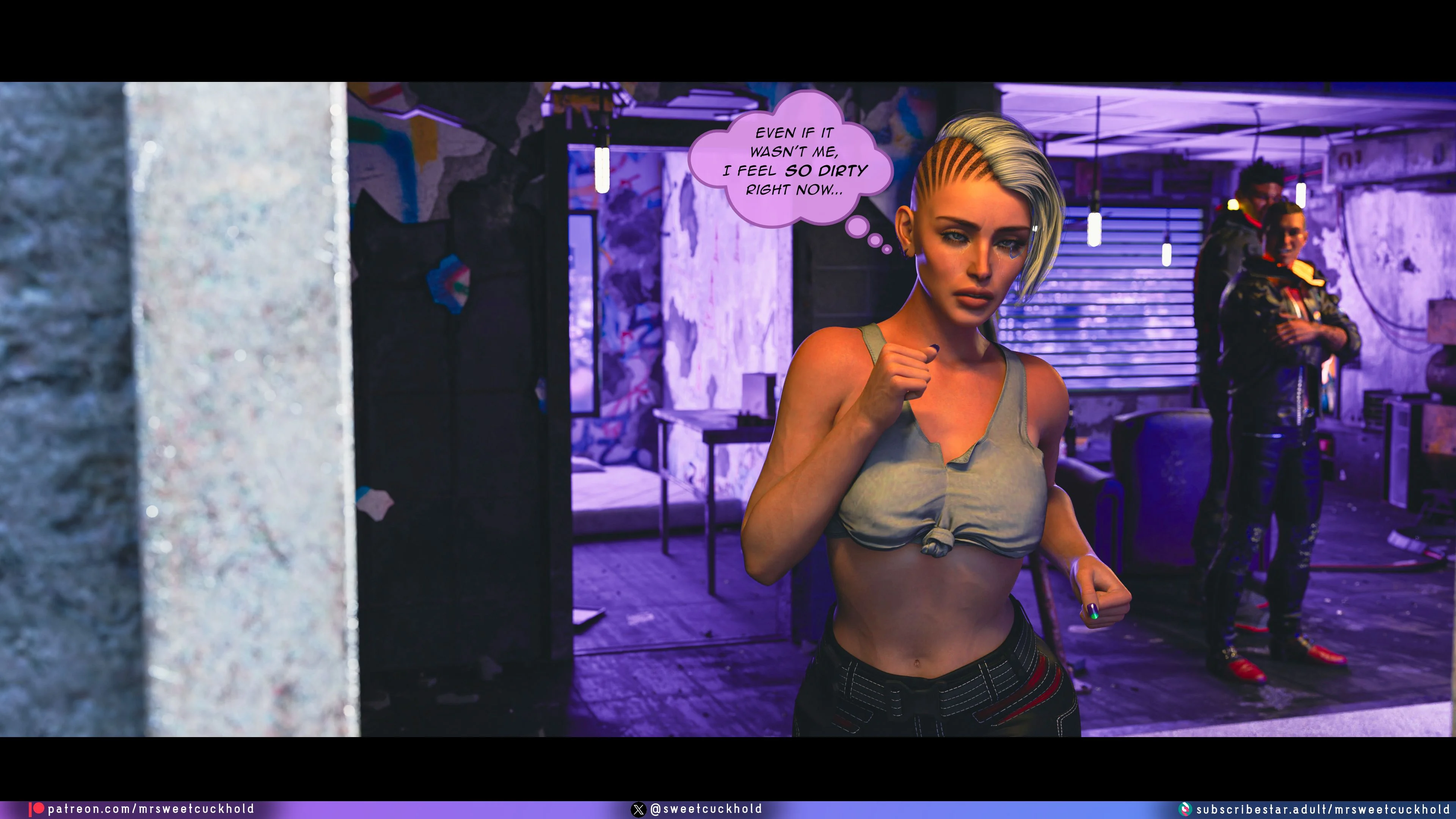 Street Corruption (Cyberpunk 2077) [Mr.SweetCuckhold] 1 . Street Corruption - Chapter 1 (Cyberpunk 2077) [Mr.SweetCuckhold] – page 178