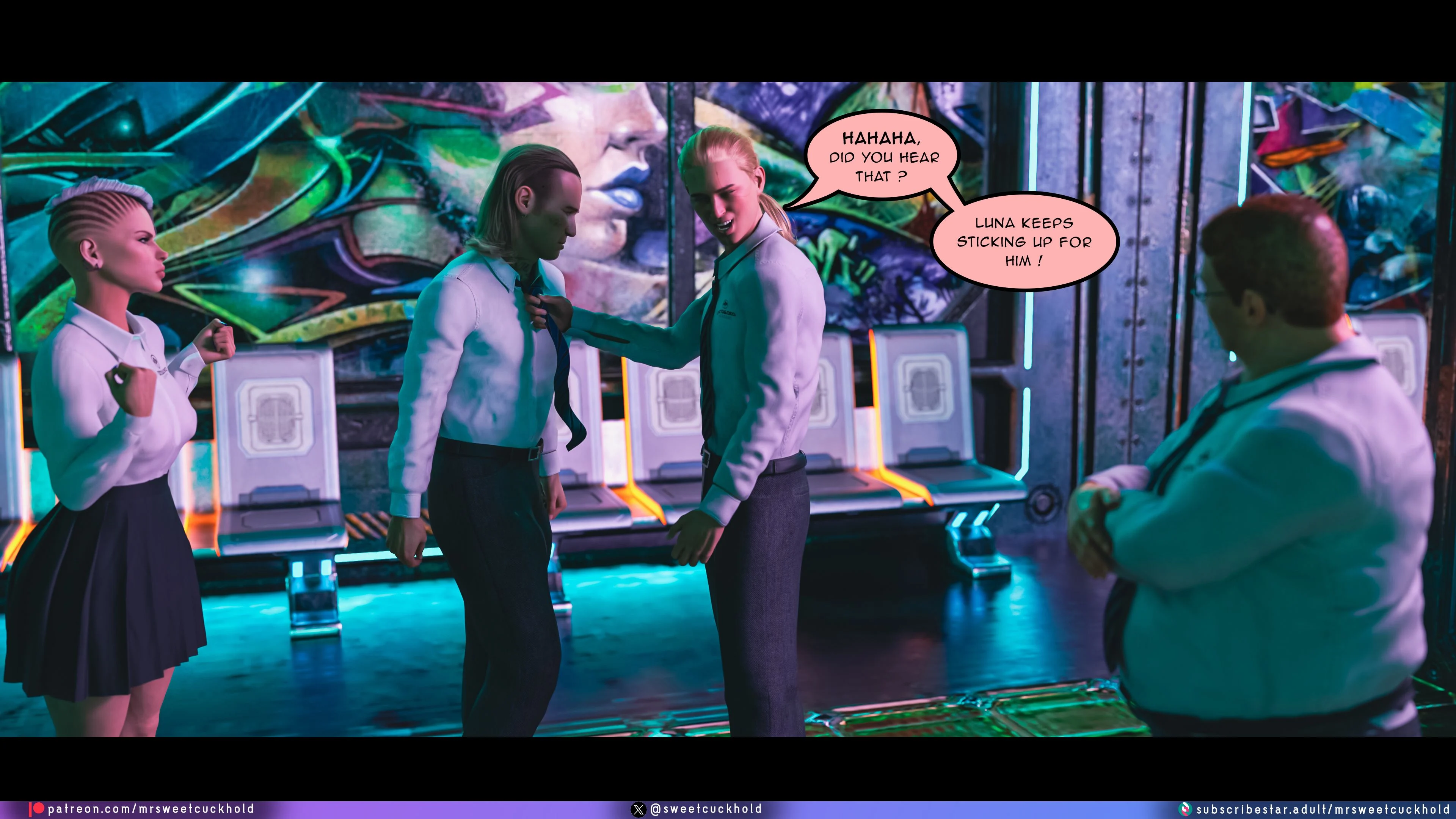 Street Corruption (Cyberpunk 2077) [Mr.SweetCuckhold] 1 . Street Corruption - Chapter 1 (Cyberpunk 2077) [Mr.SweetCuckhold] – page 18