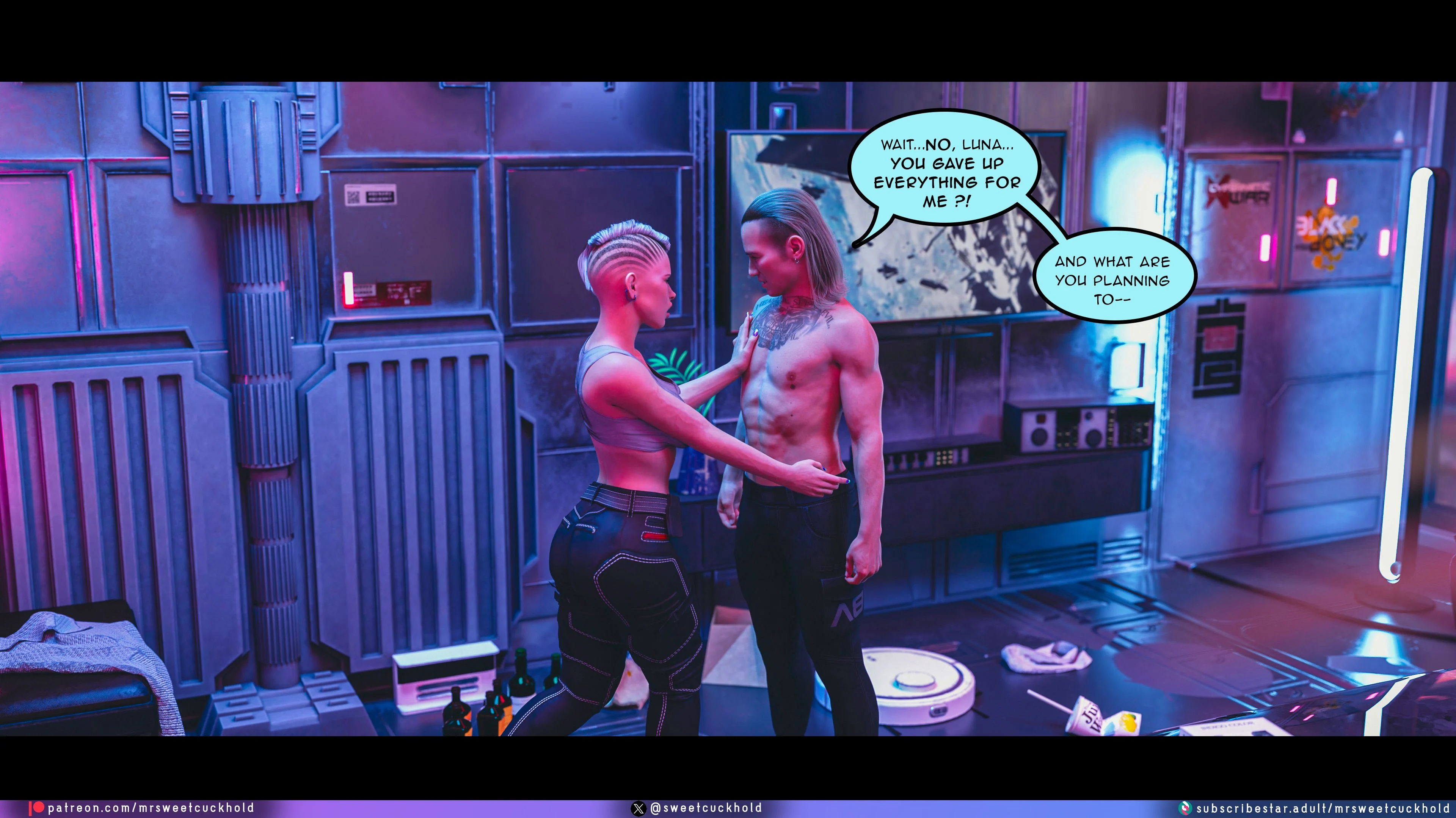 Street Corruption (Cyberpunk 2077) [Mr.SweetCuckhold] 1 . Street Corruption - Chapter 1 (Cyberpunk 2077) [Mr.SweetCuckhold] – page 184
