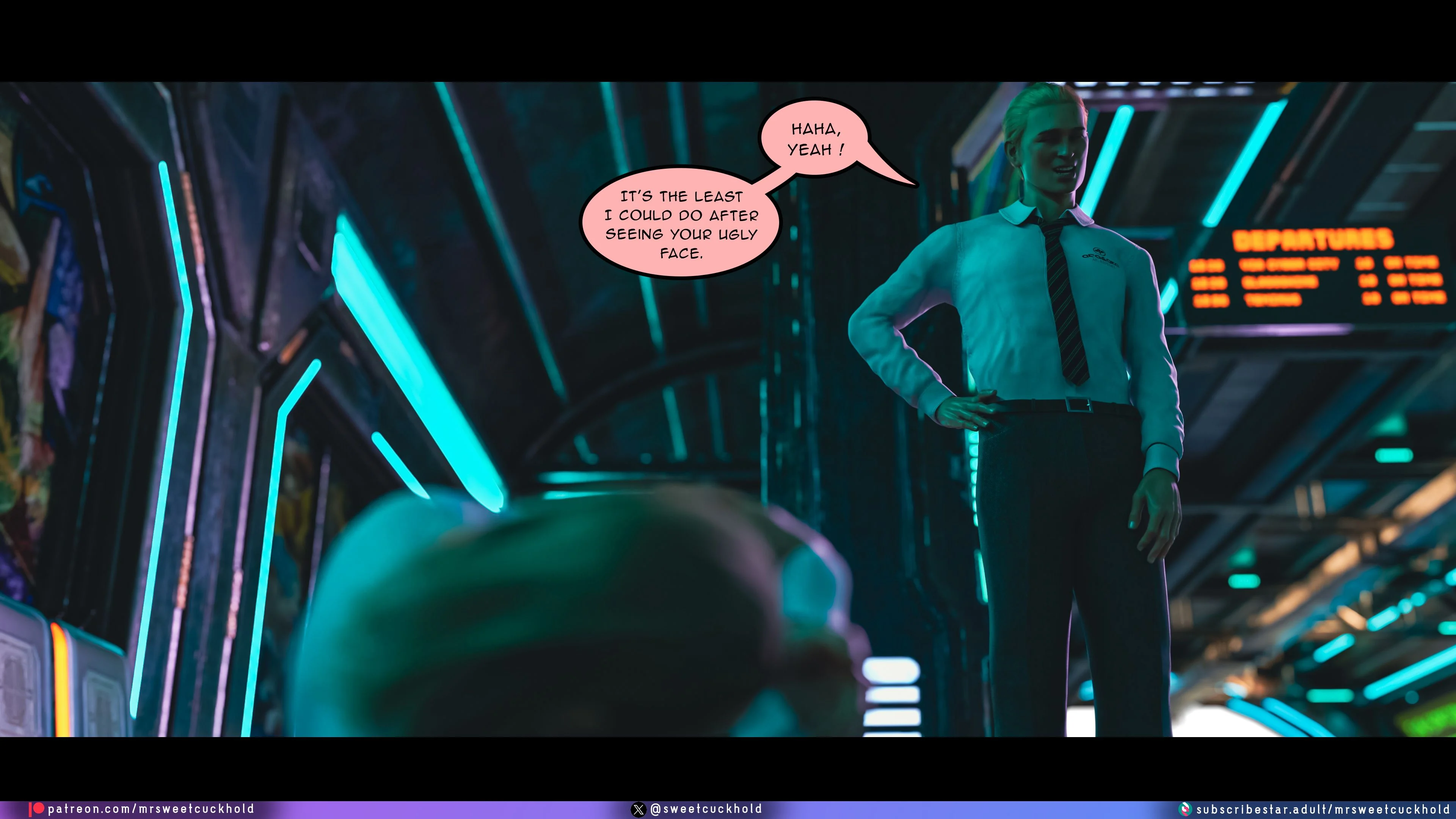 Street Corruption (Cyberpunk 2077) [Mr.SweetCuckhold] 1 . Street Corruption - Chapter 1 (Cyberpunk 2077) [Mr.SweetCuckhold] – page 22