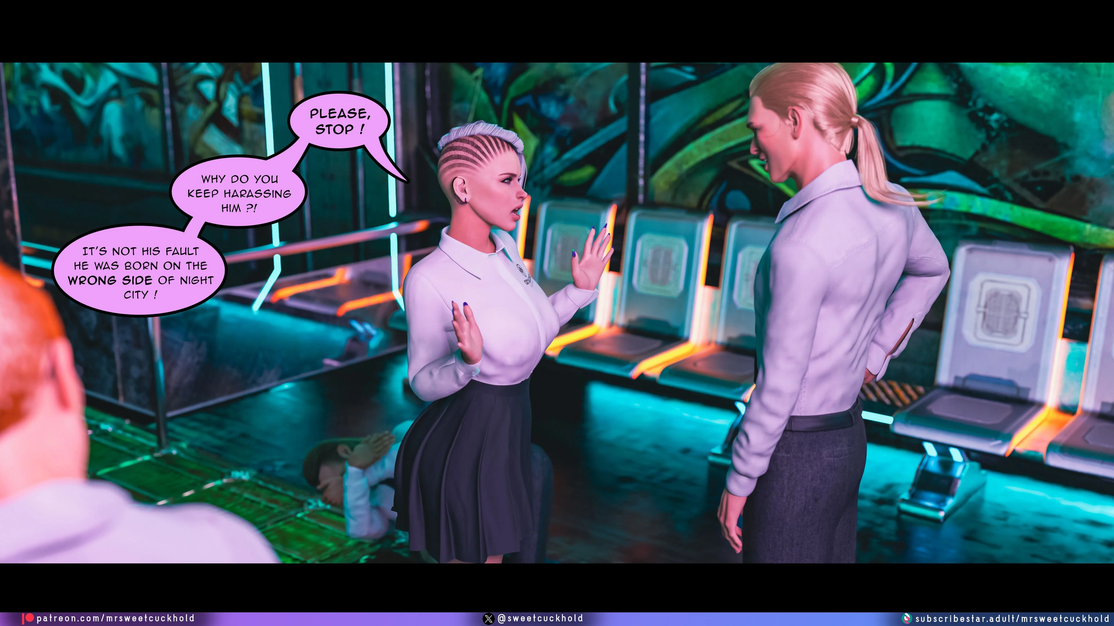 Street Corruption (Cyberpunk 2077) [Mr.SweetCuckhold] 1 . Street Corruption - Chapter 1 (Cyberpunk 2077) [Mr.SweetCuckhold] – page 23