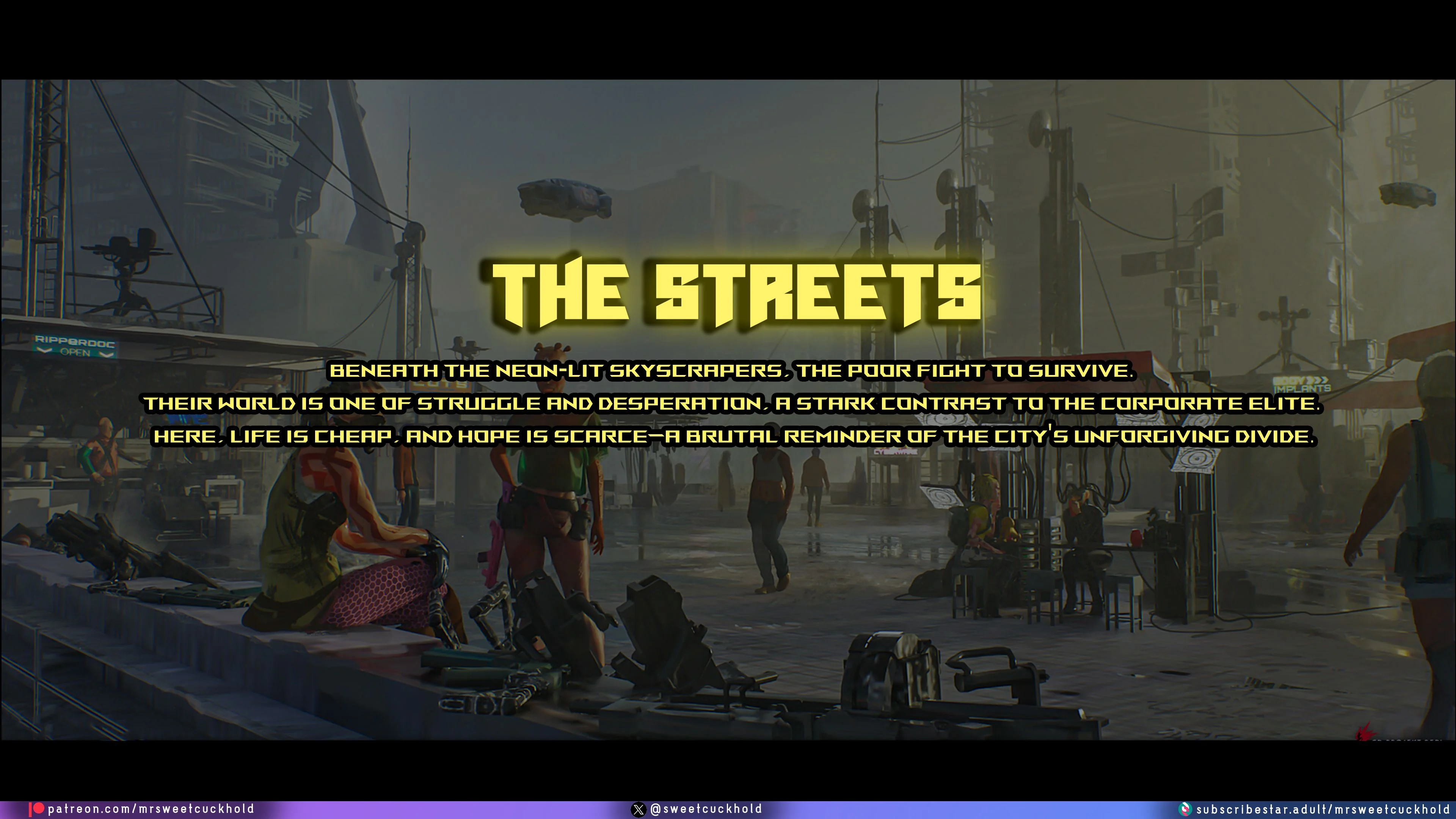 Street Corruption (Cyberpunk 2077) [Mr.SweetCuckhold] 1 . Street Corruption - Chapter 1 (Cyberpunk 2077) [Mr.SweetCuckhold] – page 4