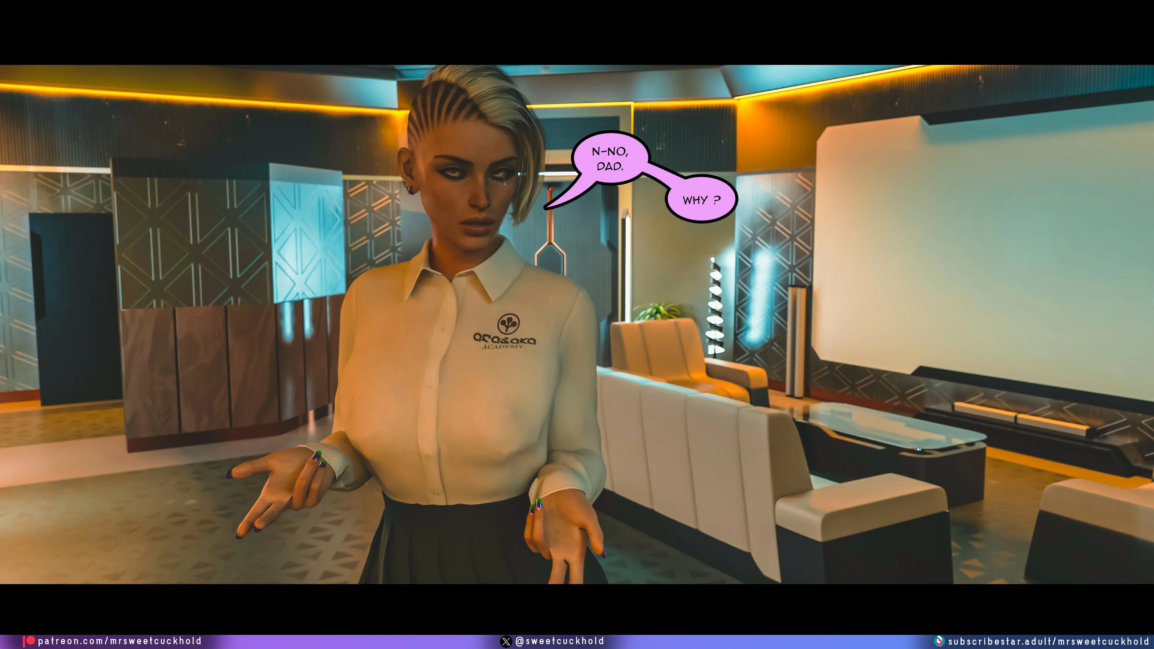 Street Corruption (Cyberpunk 2077) [Mr.SweetCuckhold] 1 . Street Corruption - Chapter 1 (Cyberpunk 2077) [Mr.SweetCuckhold] – page 45