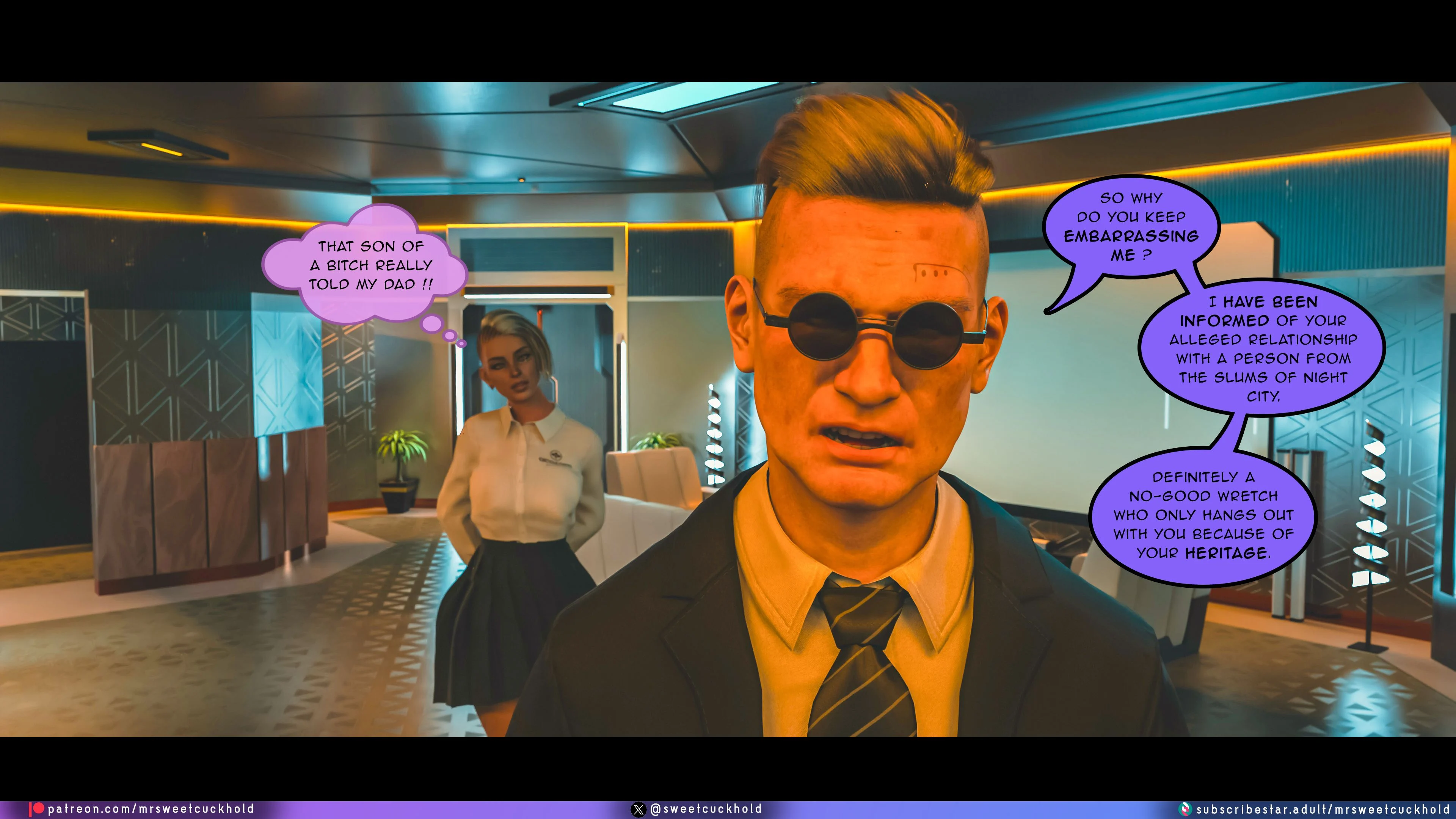 Street Corruption (Cyberpunk 2077) [Mr.SweetCuckhold] 1 . Street Corruption - Chapter 1 (Cyberpunk 2077) [Mr.SweetCuckhold] – page 46