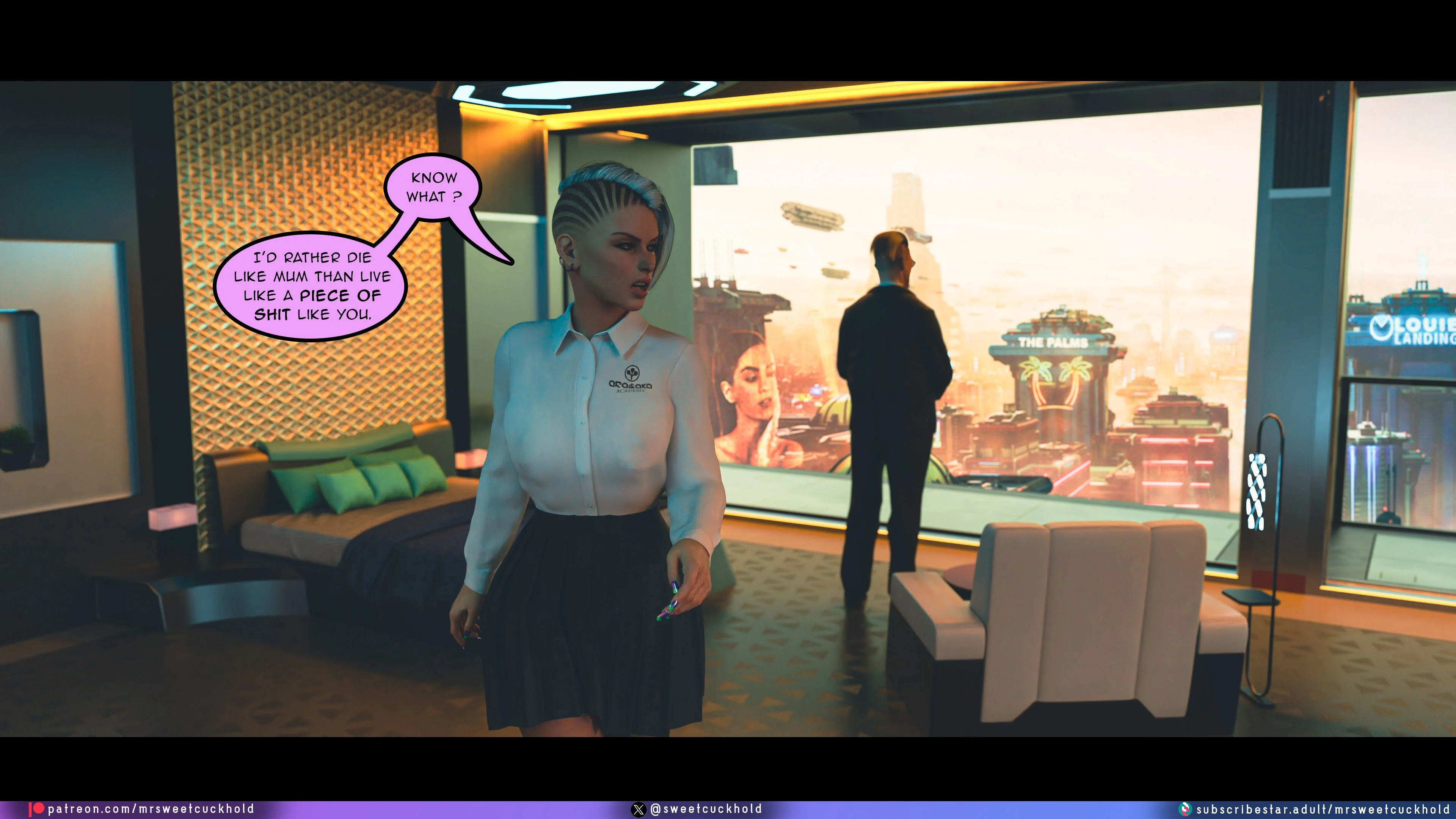 Street Corruption (Cyberpunk 2077) [Mr.SweetCuckhold] 1 . Street Corruption - Chapter 1 (Cyberpunk 2077) [Mr.SweetCuckhold] – page 53