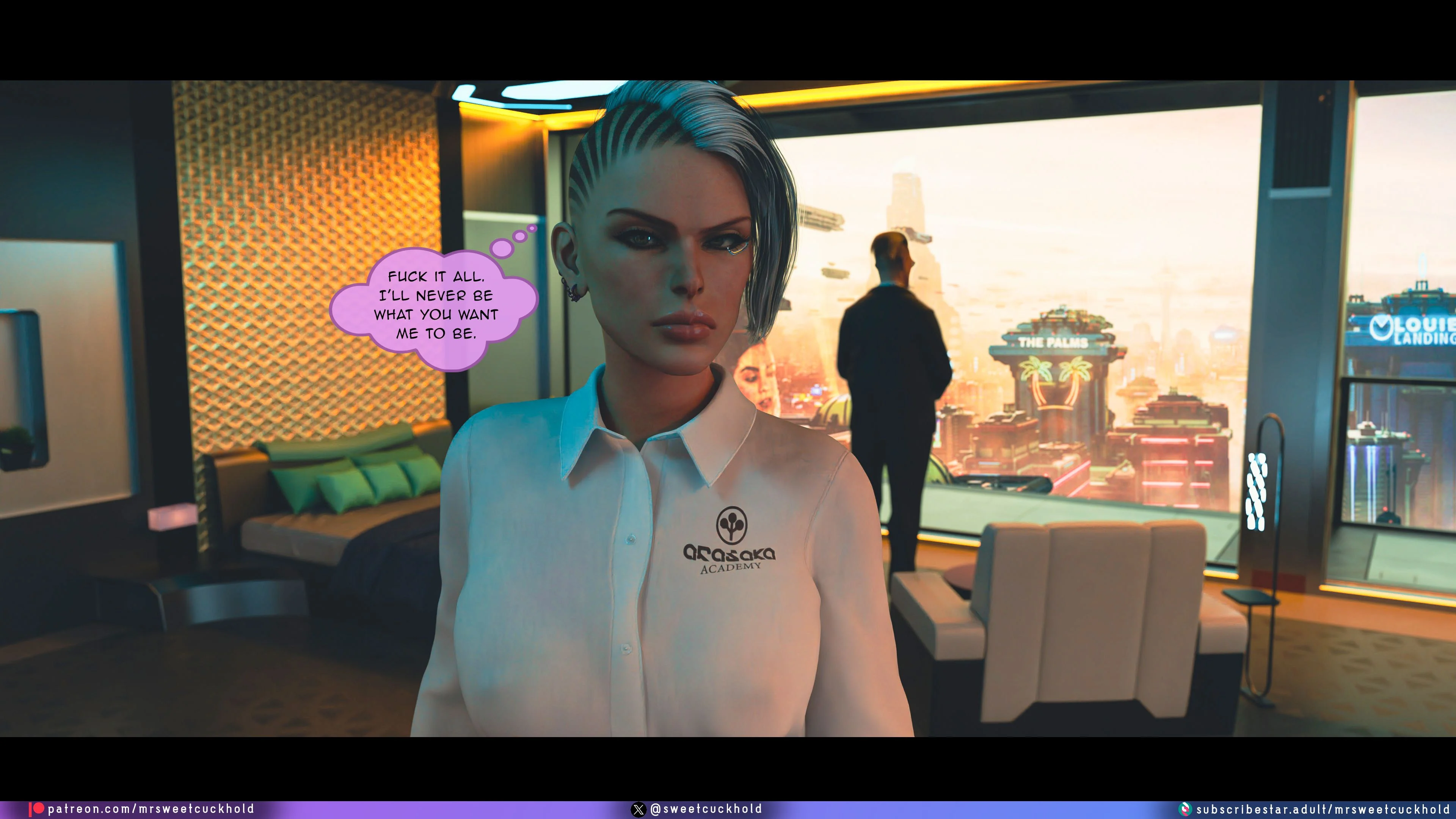 Street Corruption (Cyberpunk 2077) [Mr.SweetCuckhold] 1 . Street Corruption - Chapter 1 (Cyberpunk 2077) [Mr.SweetCuckhold] – page 54
