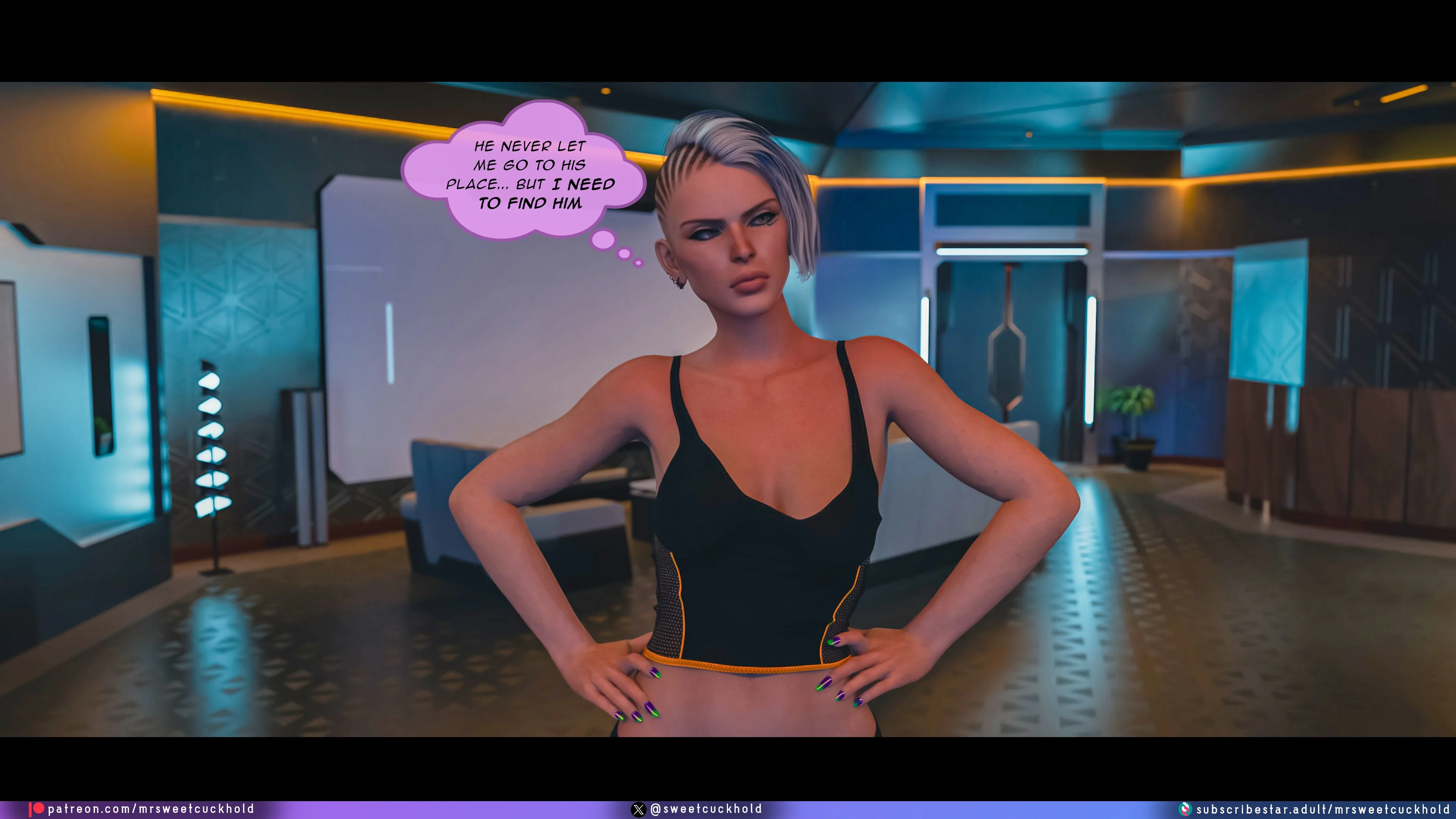 Street Corruption (Cyberpunk 2077) [Mr.SweetCuckhold] 1 . Street Corruption - Chapter 1 (Cyberpunk 2077) [Mr.SweetCuckhold] – page 58