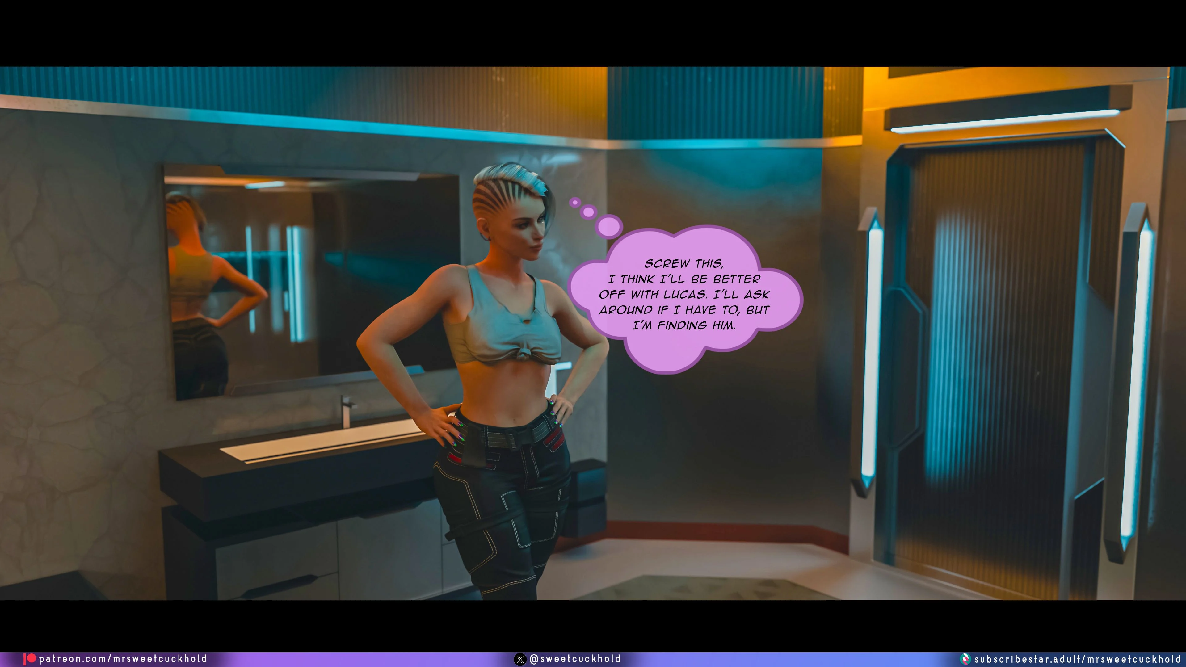 Street Corruption (Cyberpunk 2077) [Mr.SweetCuckhold] 1 . Street Corruption - Chapter 1 (Cyberpunk 2077) [Mr.SweetCuckhold] – page 63