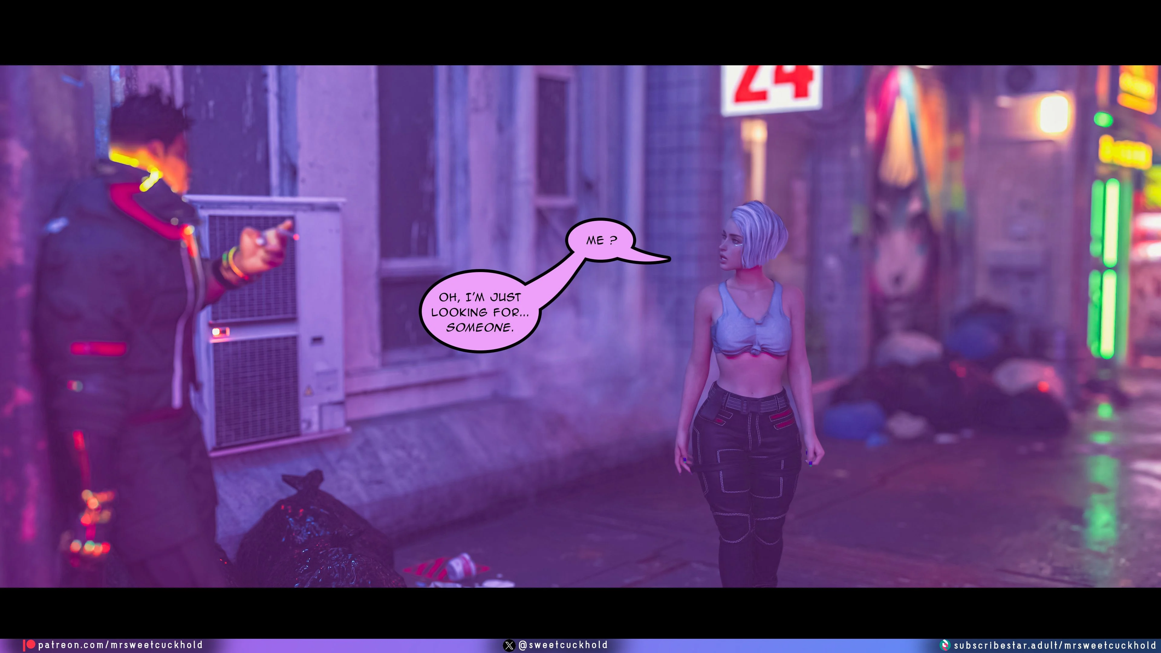 Street Corruption (Cyberpunk 2077) [Mr.SweetCuckhold] 1 . Street Corruption - Chapter 1 (Cyberpunk 2077) [Mr.SweetCuckhold] – page 77