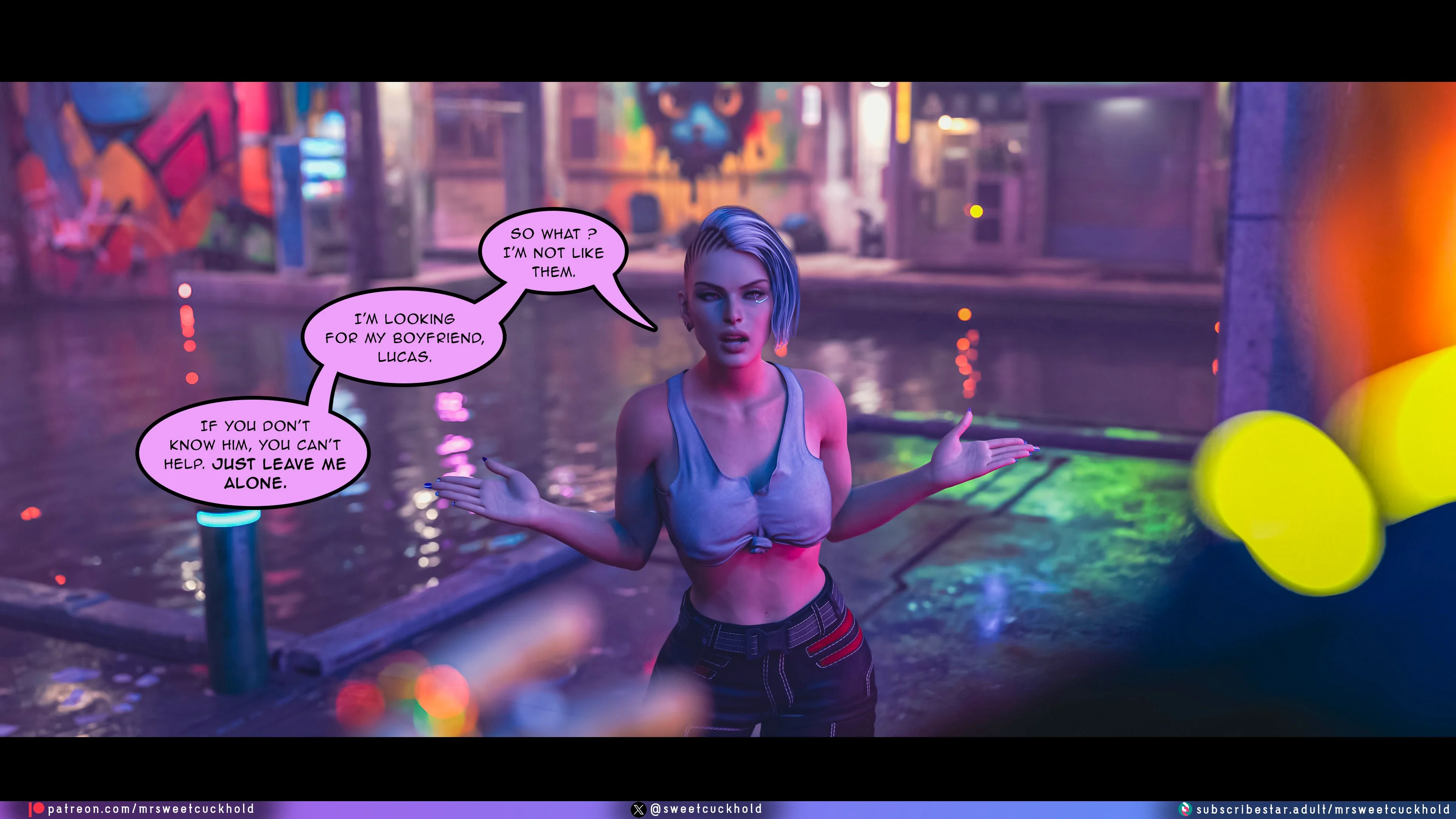 Street Corruption (Cyberpunk 2077) [Mr.SweetCuckhold] 1 . Street Corruption - Chapter 1 (Cyberpunk 2077) [Mr.SweetCuckhold] – page 79