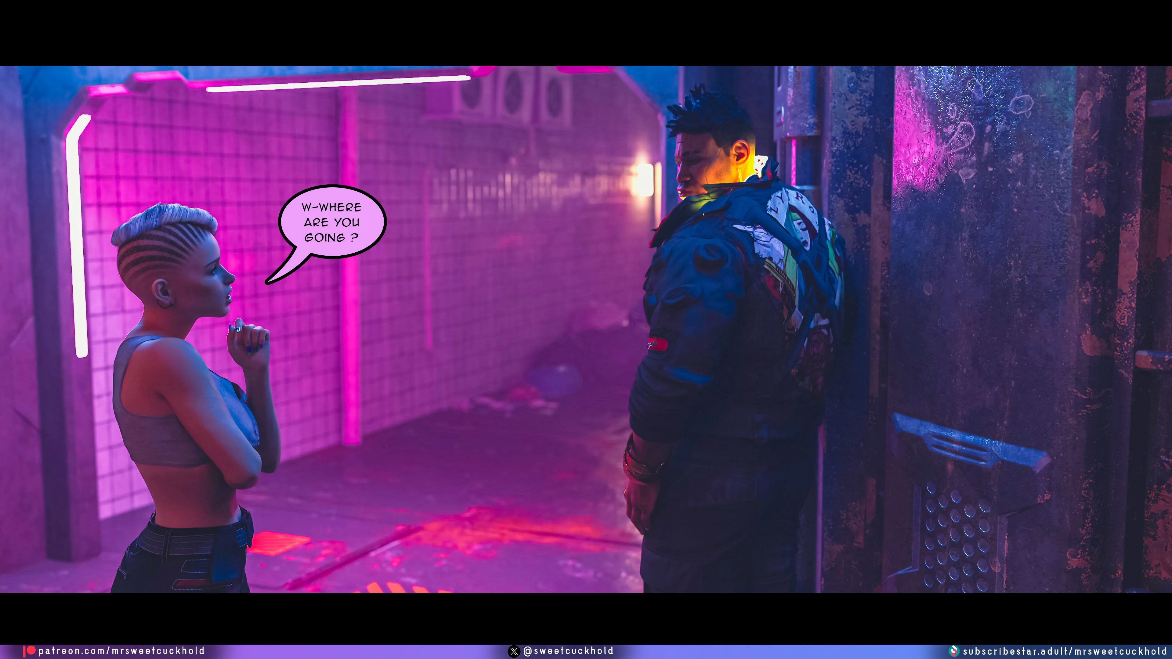 Street Corruption (Cyberpunk 2077) [Mr.SweetCuckhold] 1 . Street Corruption - Chapter 1 (Cyberpunk 2077) [Mr.SweetCuckhold] – page 84