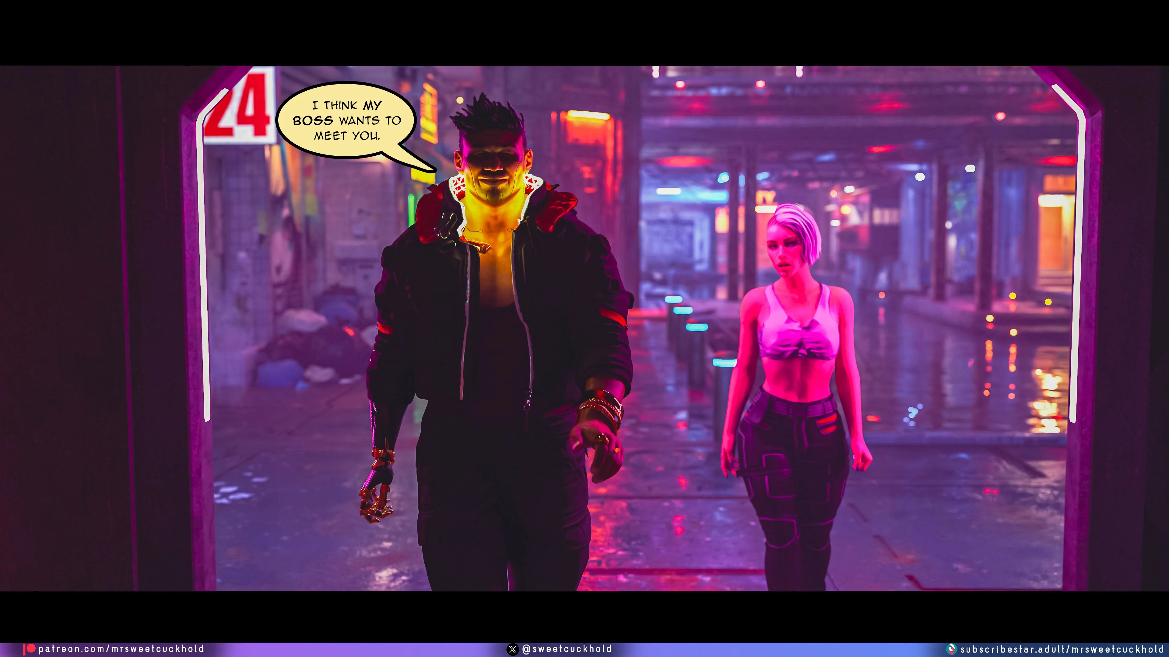 Street Corruption (Cyberpunk 2077) [Mr.SweetCuckhold] 1 . Street Corruption - Chapter 1 (Cyberpunk 2077) [Mr.SweetCuckhold] – page 85