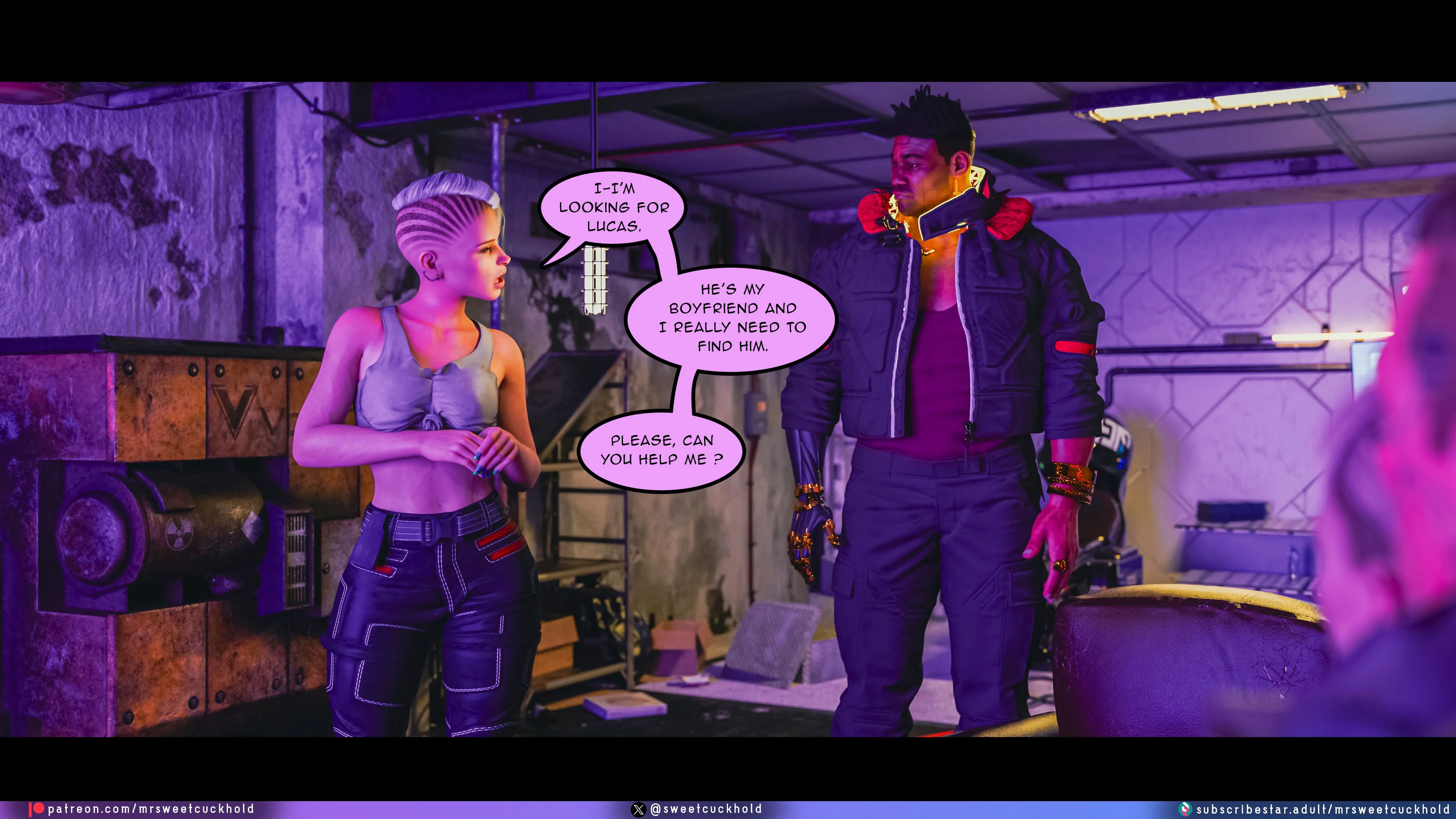 Street Corruption (Cyberpunk 2077) [Mr.SweetCuckhold] 1 . Street Corruption - Chapter 1 (Cyberpunk 2077) [Mr.SweetCuckhold] – page 97