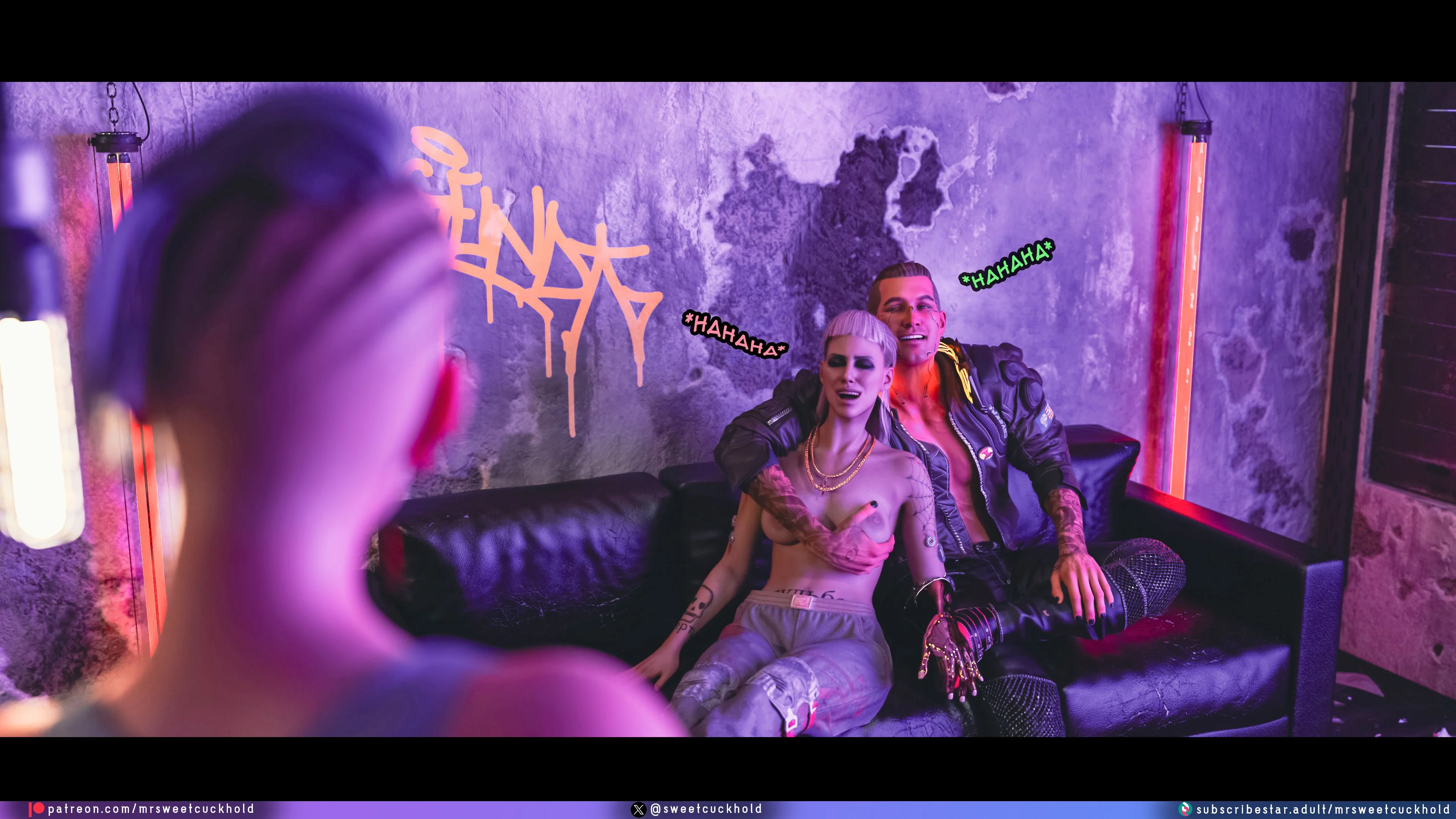 Street Corruption (Cyberpunk 2077) [Mr.SweetCuckhold] 1 . Street Corruption - Chapter 1 (Cyberpunk 2077) [Mr.SweetCuckhold] – page 98