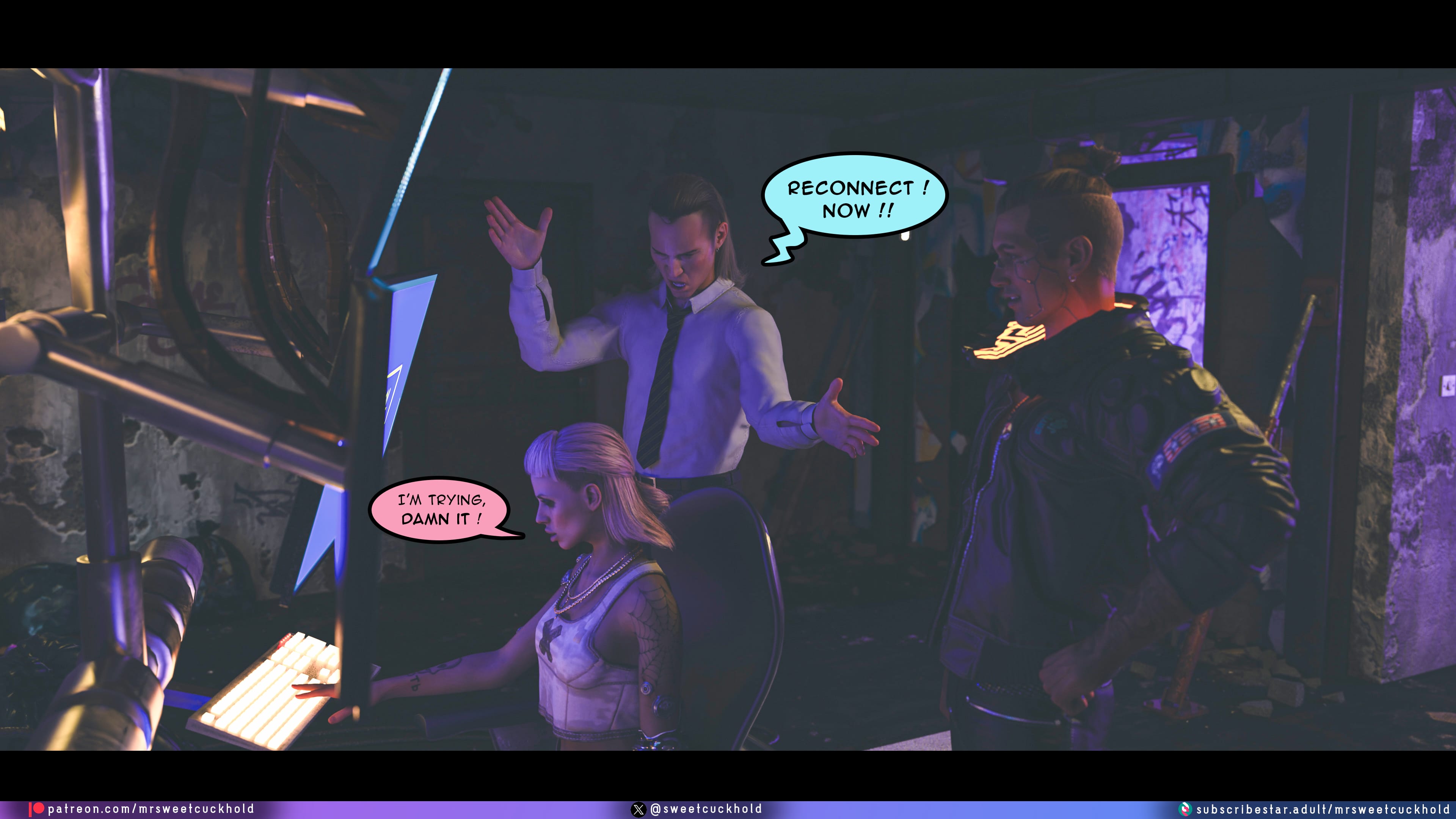 Street Corruption (Cyberpunk 2077) [Mr.SweetCuckhold] 2 . Street Corruption - Chapter 2 (Cyberpunk 2077) [Mr.SweetCuckhold] – page 110