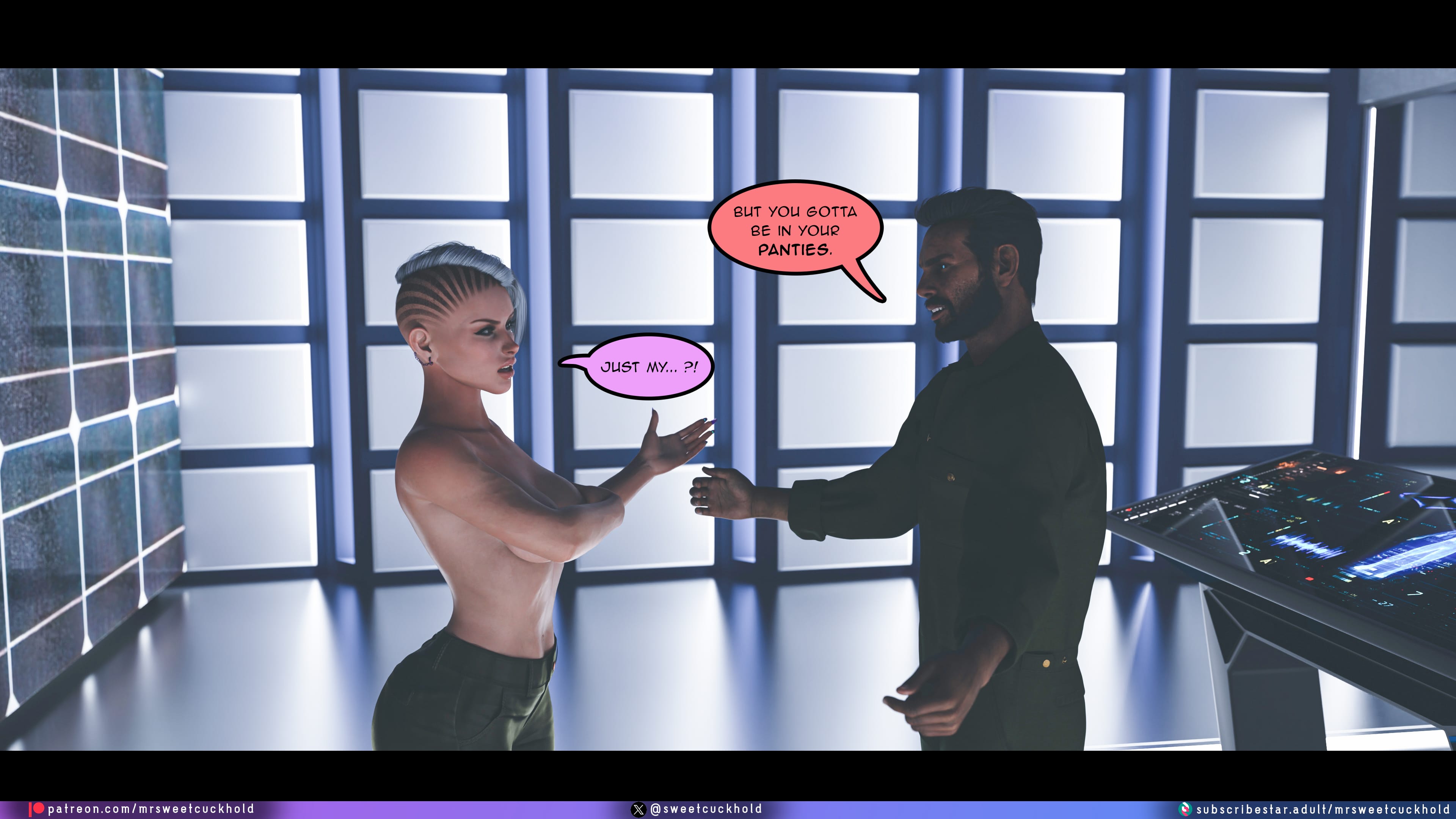 Street Corruption (Cyberpunk 2077) [Mr.SweetCuckhold] 2 . Street Corruption - Chapter 2 (Cyberpunk 2077) [Mr.SweetCuckhold] – page 128