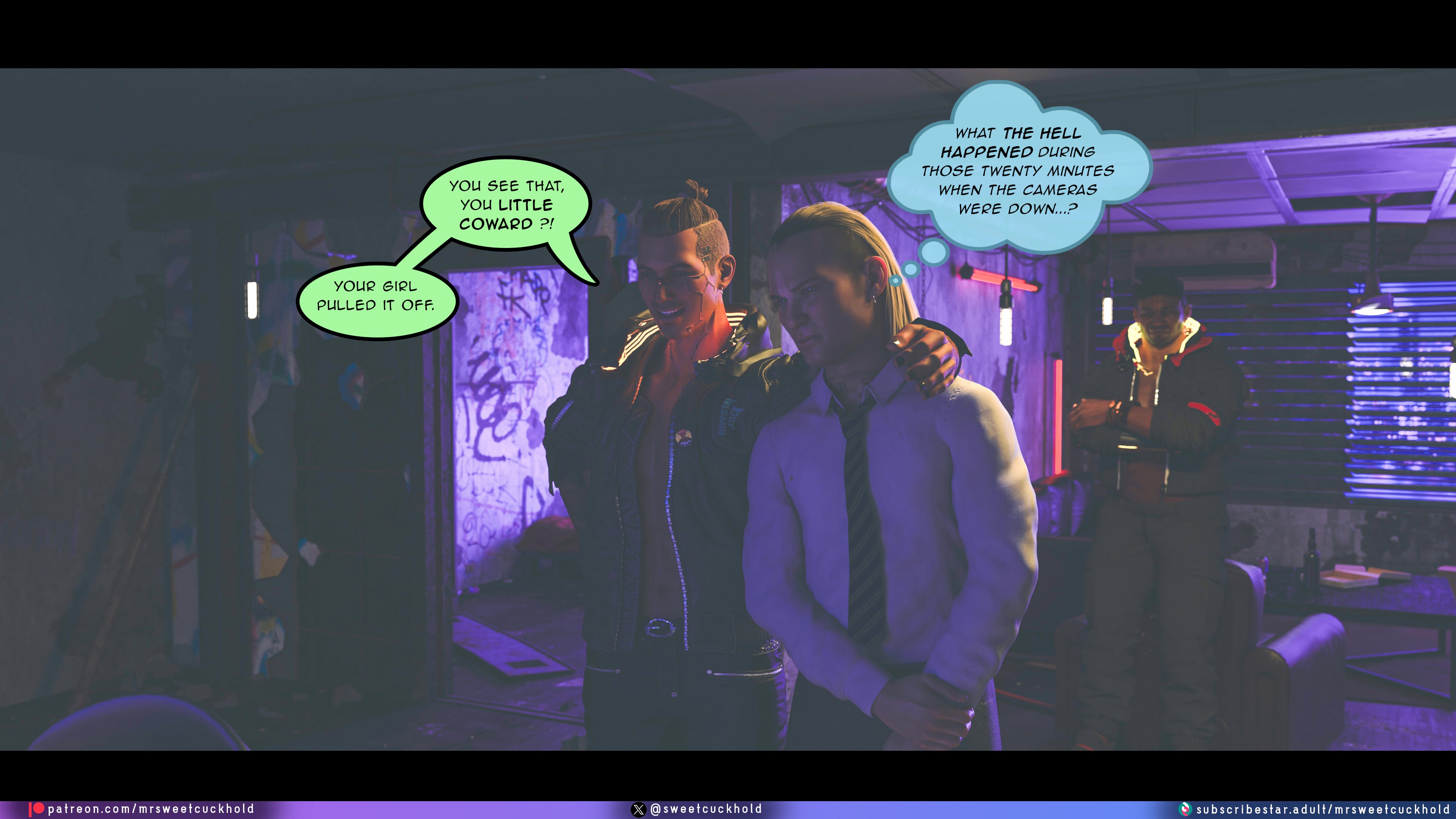 Street Corruption (Cyberpunk 2077) [Mr.SweetCuckhold] 2 . Street Corruption - Chapter 2 (Cyberpunk 2077) [Mr.SweetCuckhold] – page 153