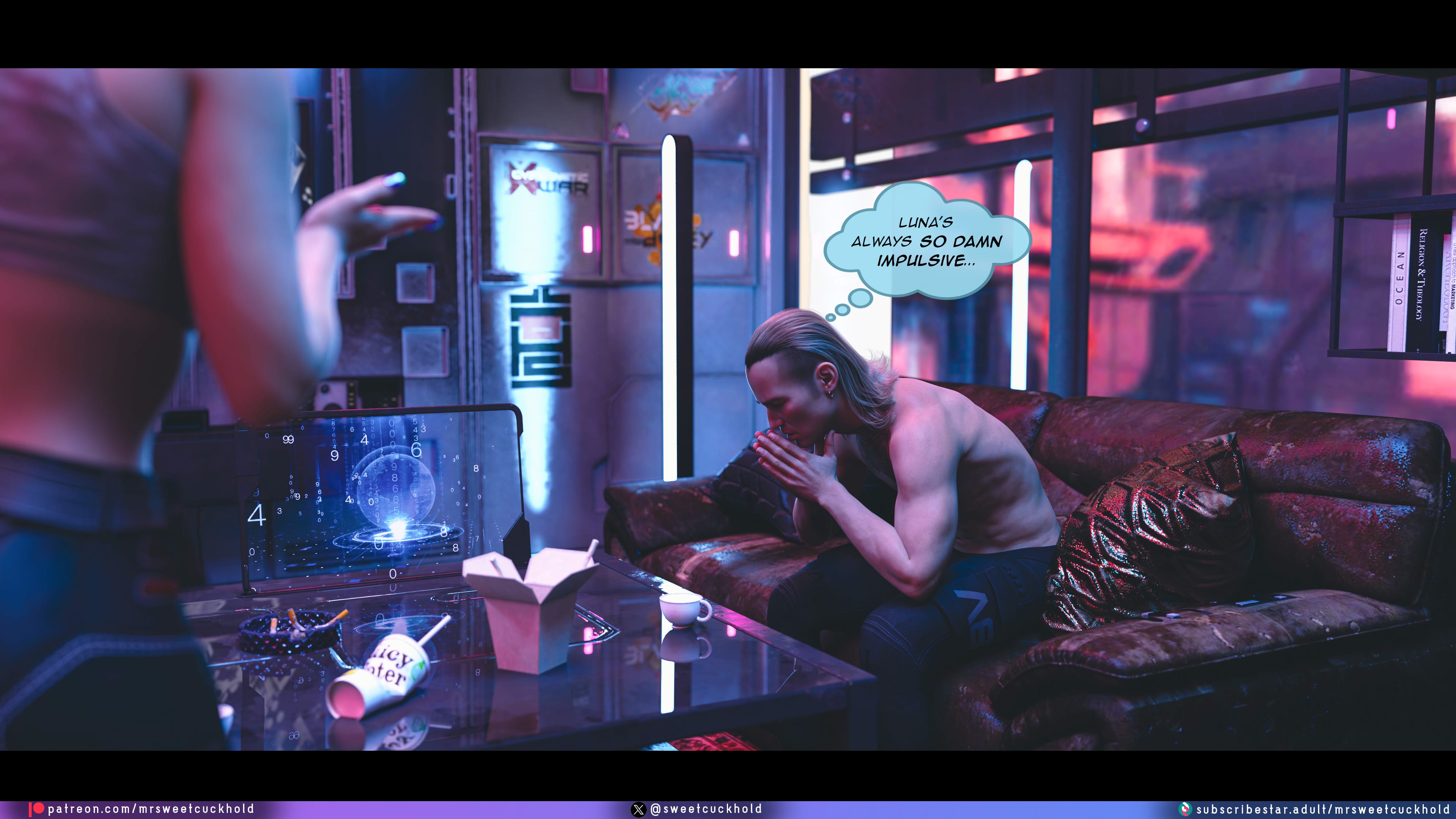 Street Corruption (Cyberpunk 2077) [Mr.SweetCuckhold] 2 . Street Corruption - Chapter 2 (Cyberpunk 2077) [Mr.SweetCuckhold] – page 24