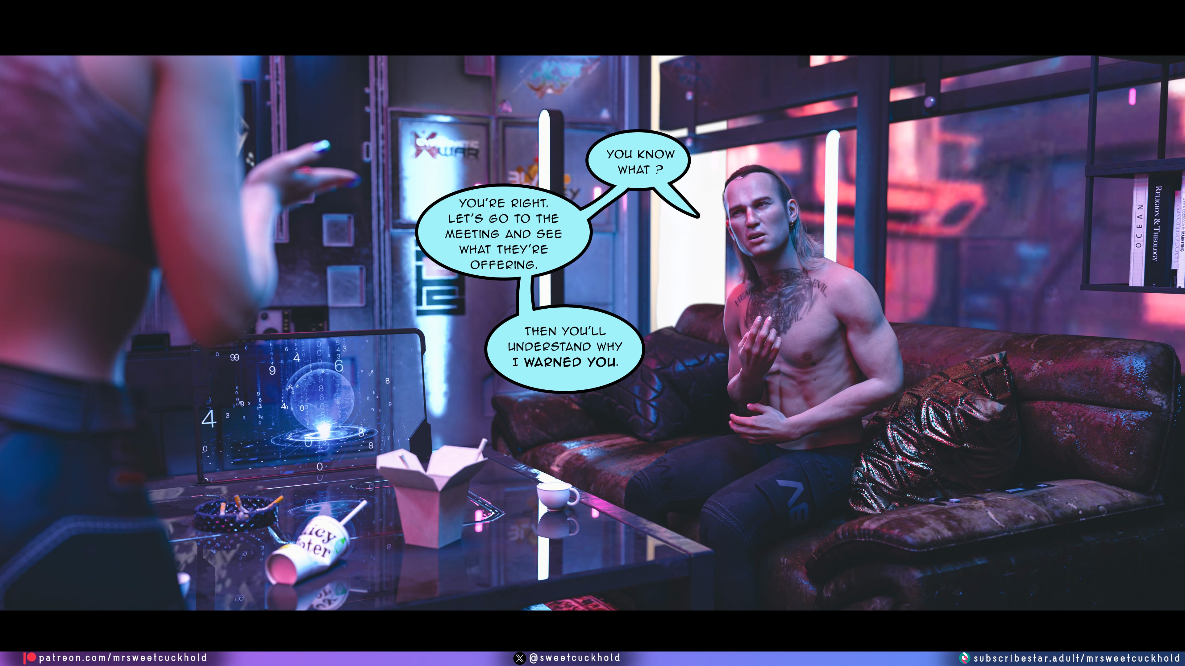 Street Corruption (Cyberpunk 2077) [Mr.SweetCuckhold] 2 . Street Corruption - Chapter 2 (Cyberpunk 2077) [Mr.SweetCuckhold] – page 25