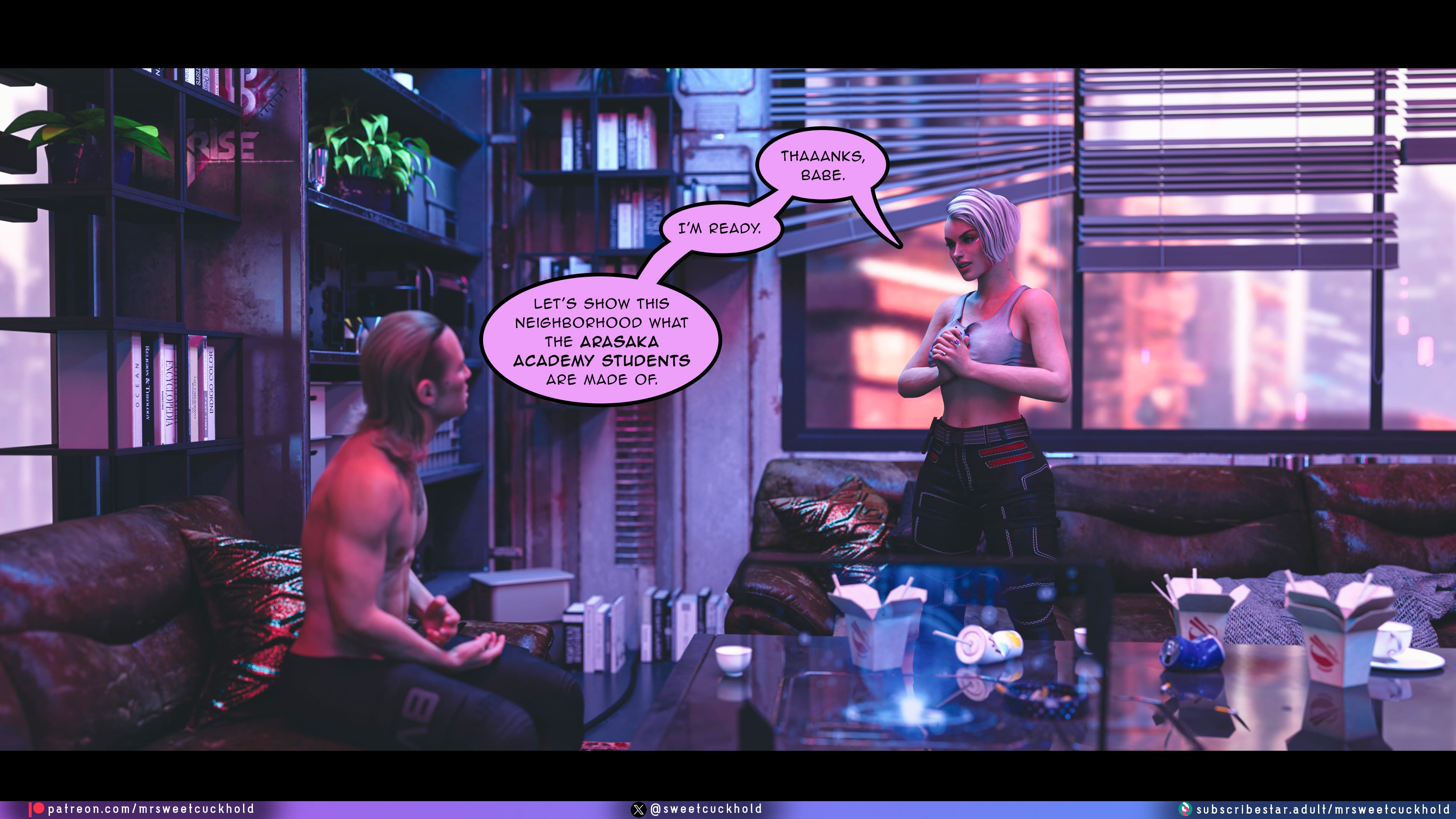 Street Corruption (Cyberpunk 2077) [Mr.SweetCuckhold] 2 . Street Corruption - Chapter 2 (Cyberpunk 2077) [Mr.SweetCuckhold] – page 26