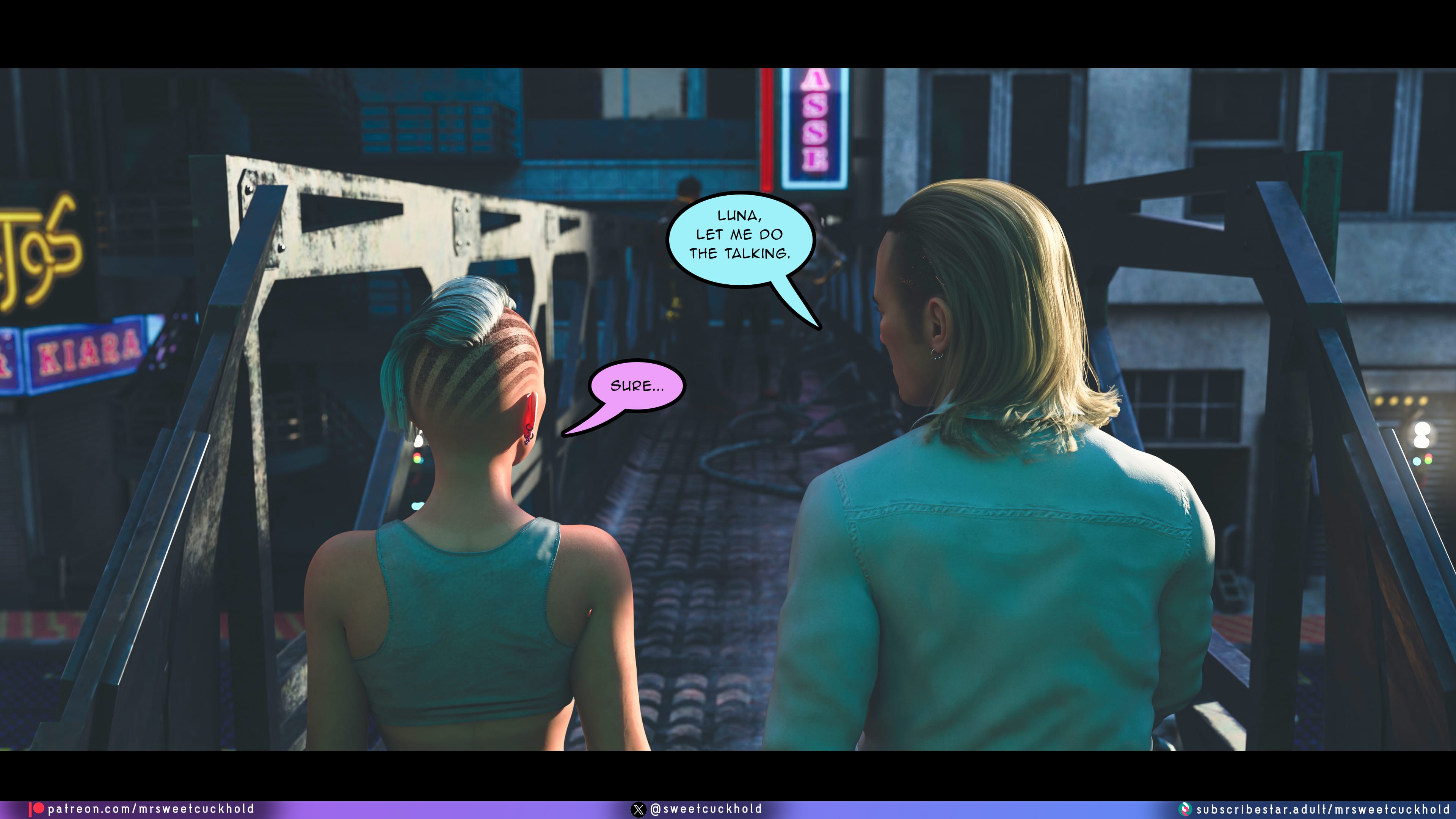 Street Corruption (Cyberpunk 2077) [Mr.SweetCuckhold] 2 . Street Corruption - Chapter 2 (Cyberpunk 2077) [Mr.SweetCuckhold] – page 30