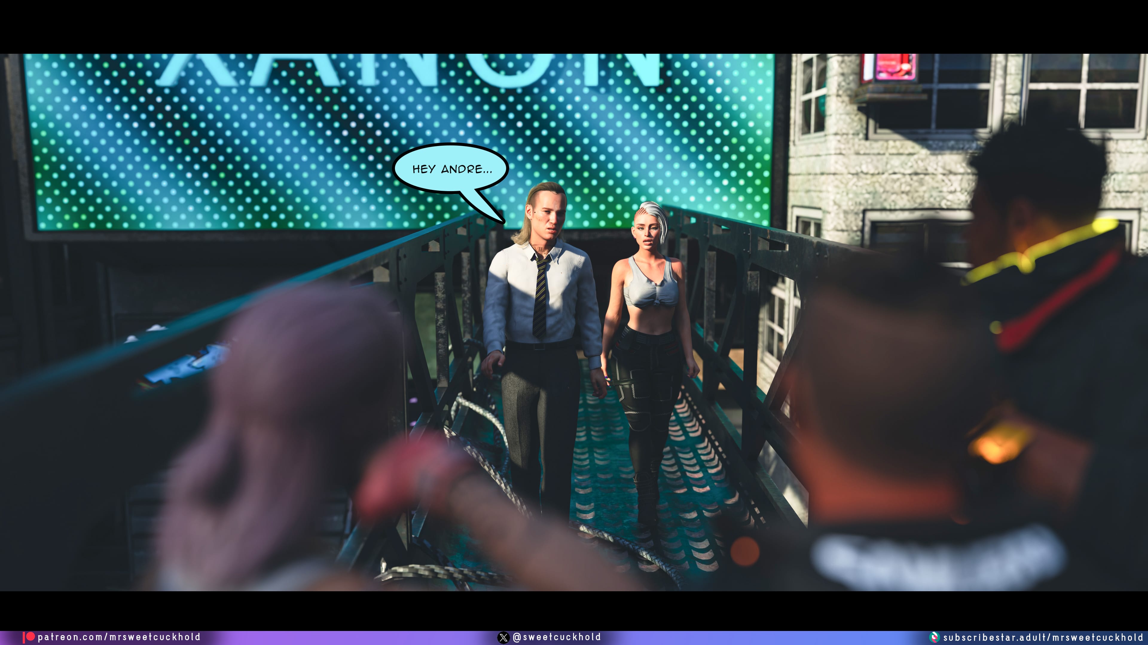 Street Corruption (Cyberpunk 2077) [Mr.SweetCuckhold] 2 . Street Corruption - Chapter 2 (Cyberpunk 2077) [Mr.SweetCuckhold] – page 32