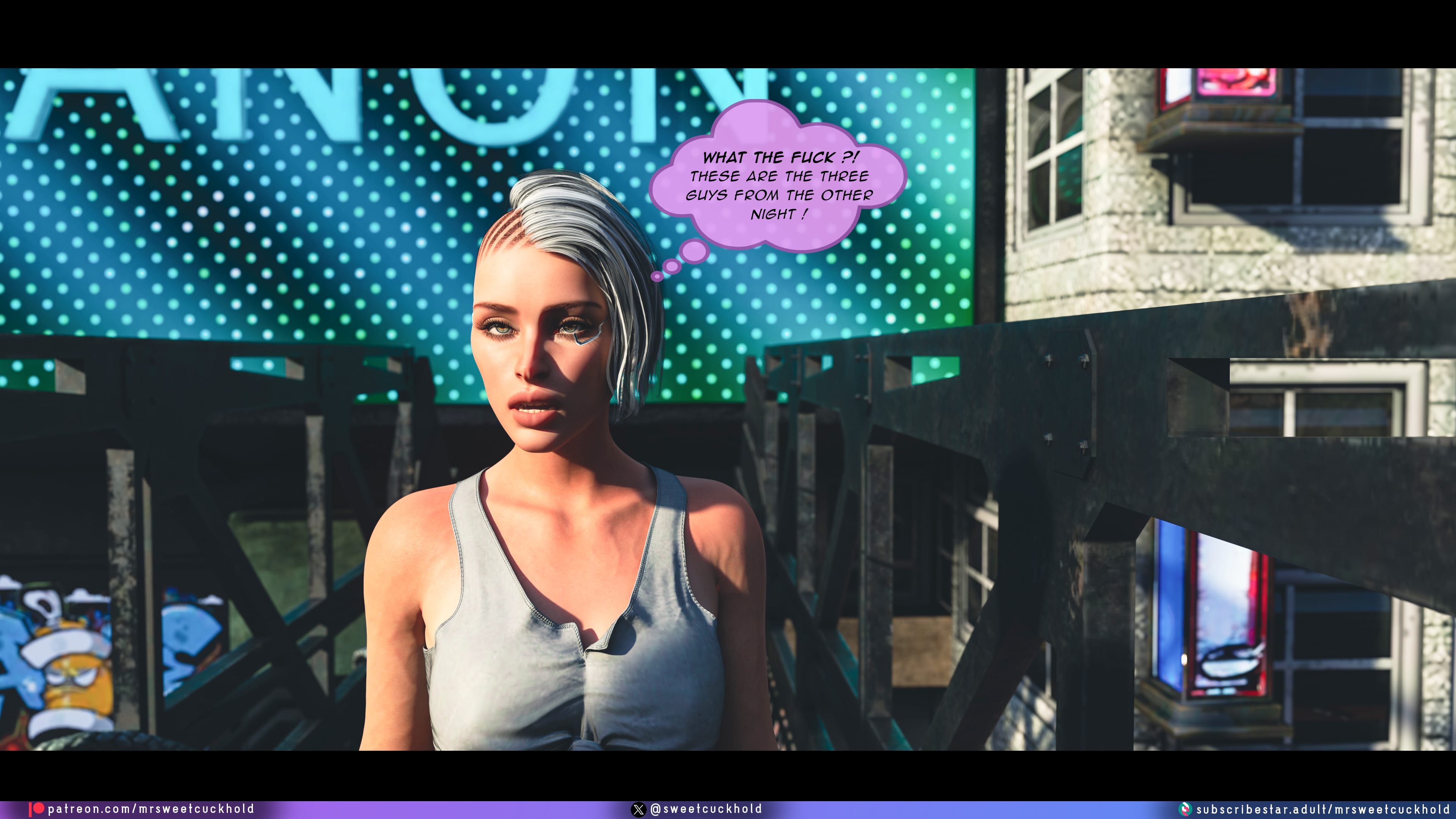 Street Corruption (Cyberpunk 2077) [Mr.SweetCuckhold] 2 . Street Corruption - Chapter 2 (Cyberpunk 2077) [Mr.SweetCuckhold] – page 33
