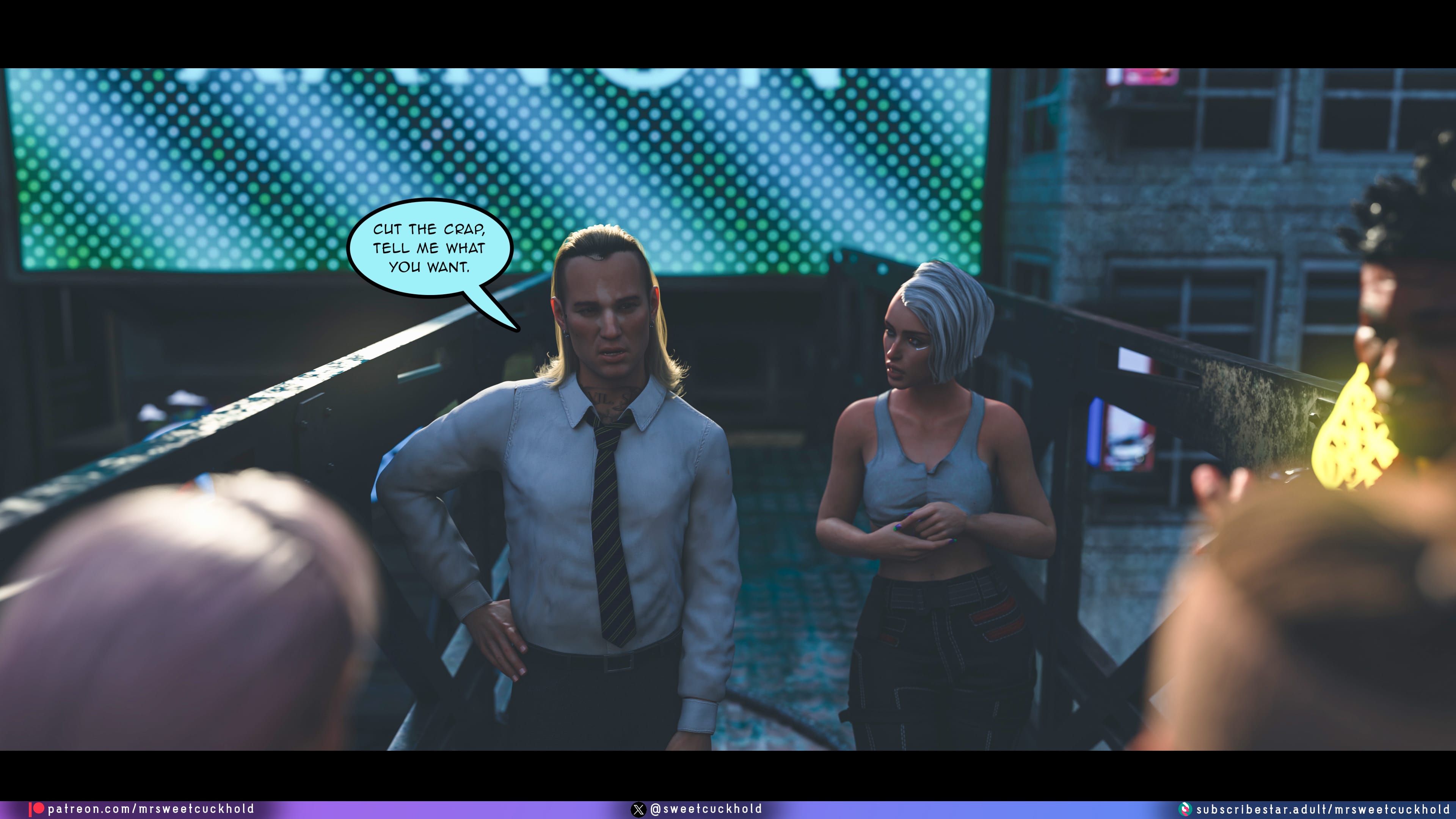 Street Corruption (Cyberpunk 2077) [Mr.SweetCuckhold] 2 . Street Corruption - Chapter 2 (Cyberpunk 2077) [Mr.SweetCuckhold] – page 35